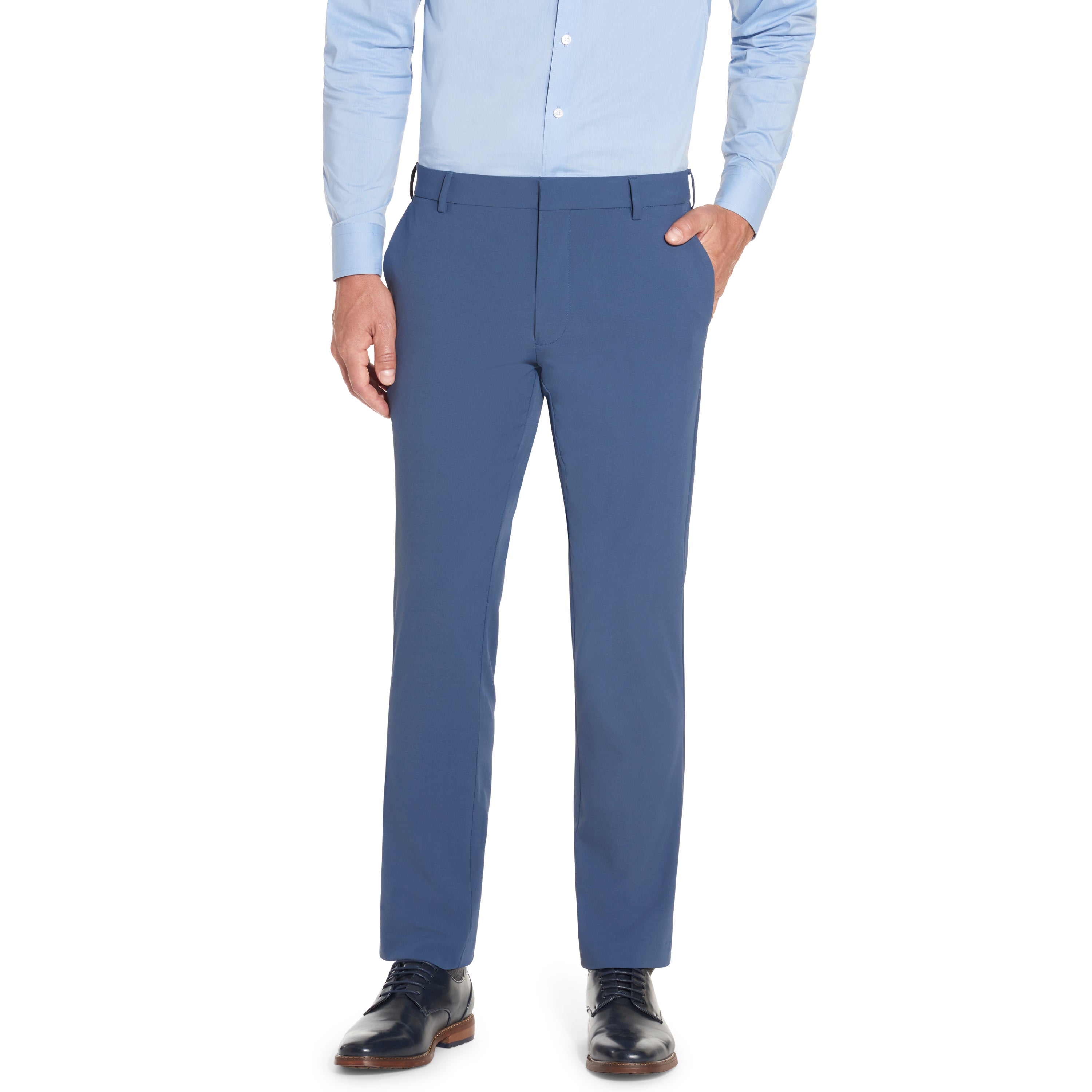 Stain Shield Flat Front Stretch Dress Pant - Slim Fit