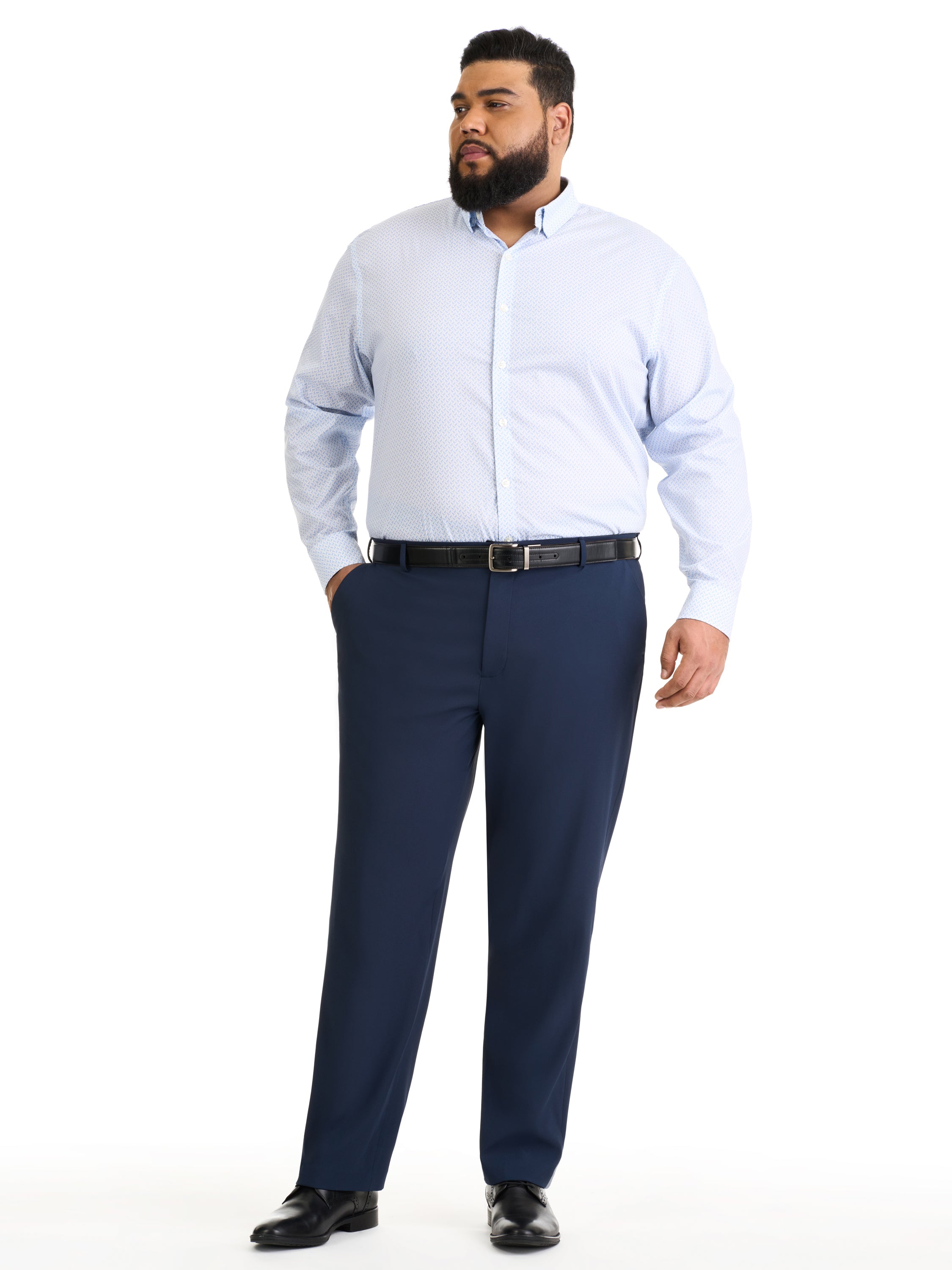 Flex Fit Stain Shield Straight Leg Pant - Big & Tall