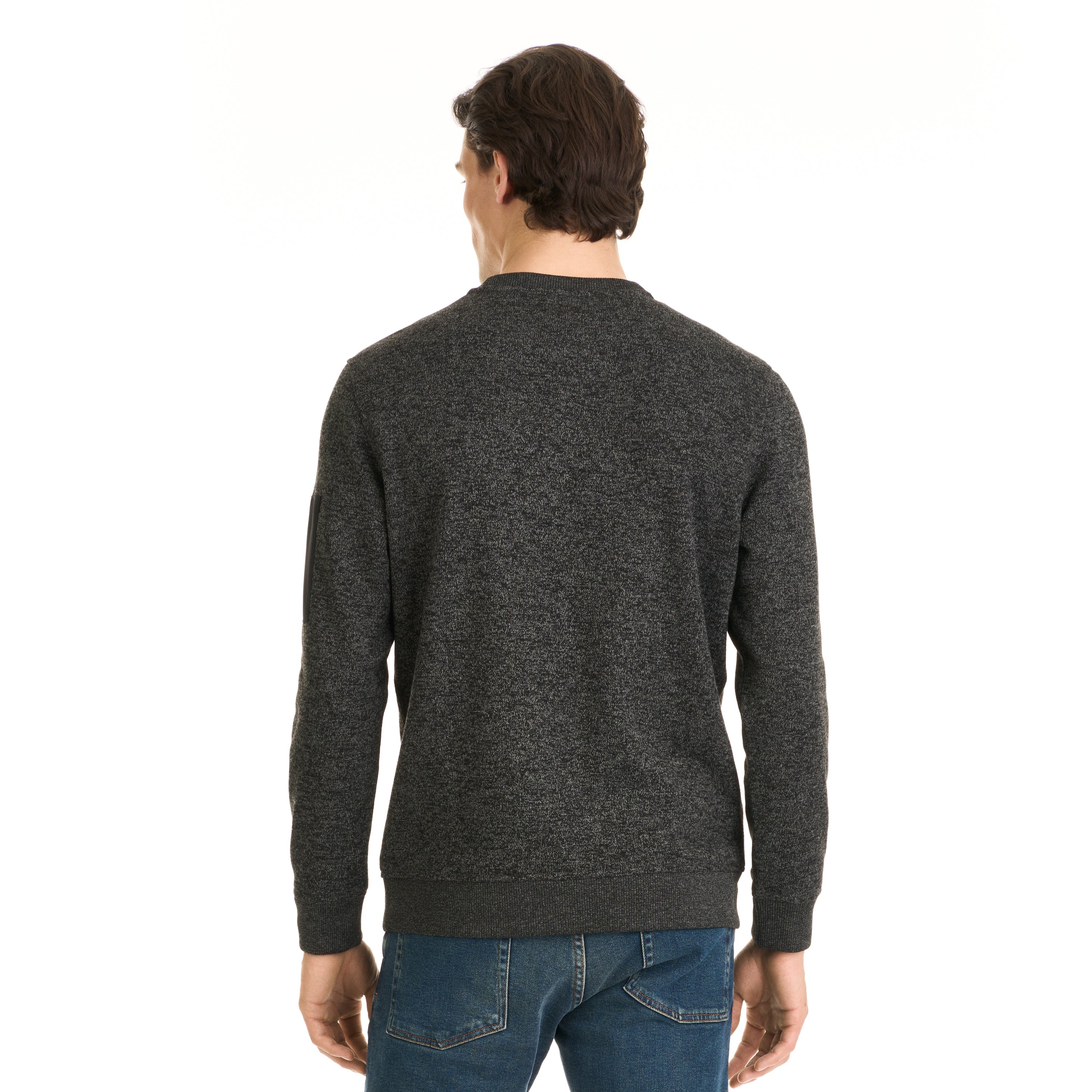 Essential Sweater Fleece Blocked Pocket Crew – Regular Fit