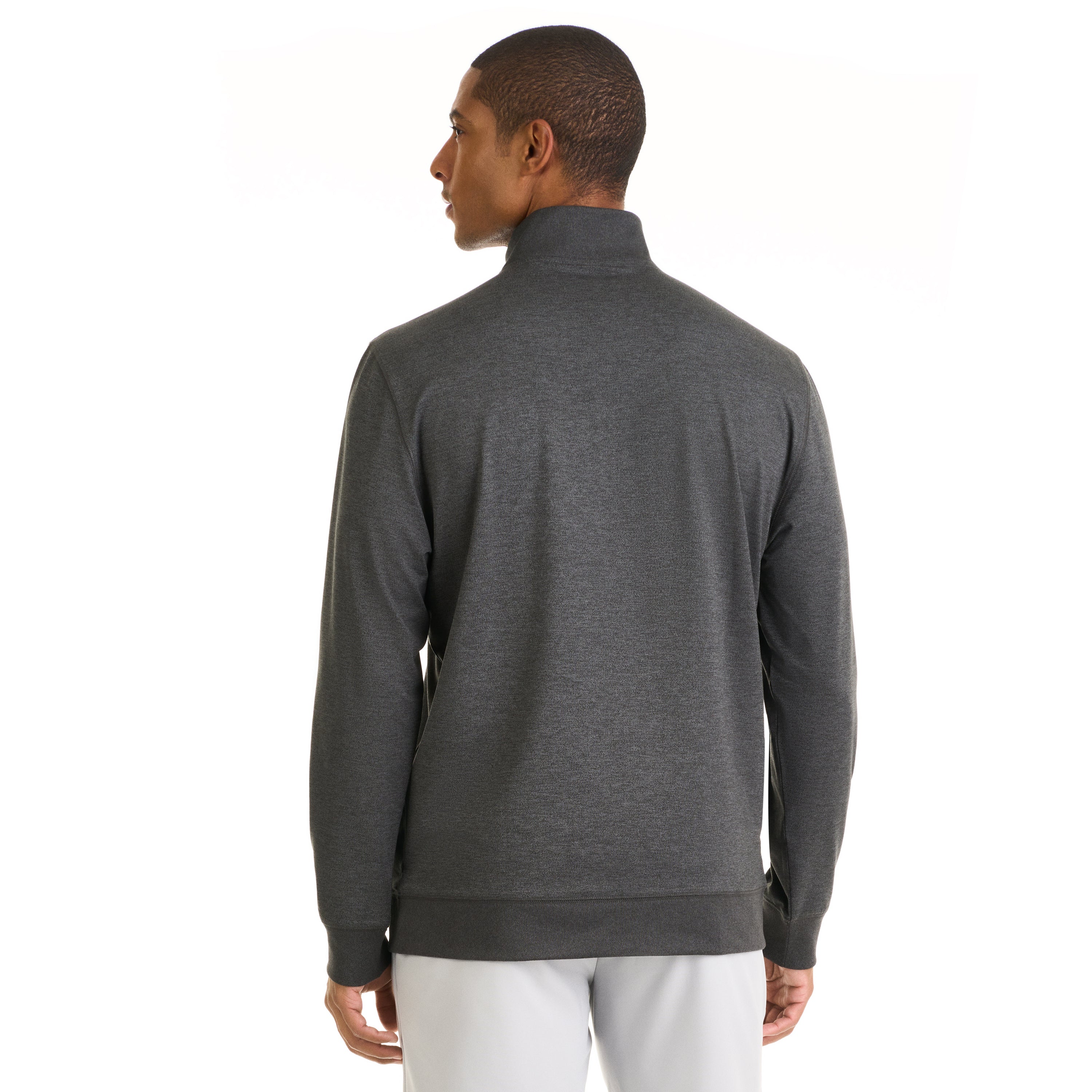 Performance Marled Quarter Zip Pullover – Regular Fit