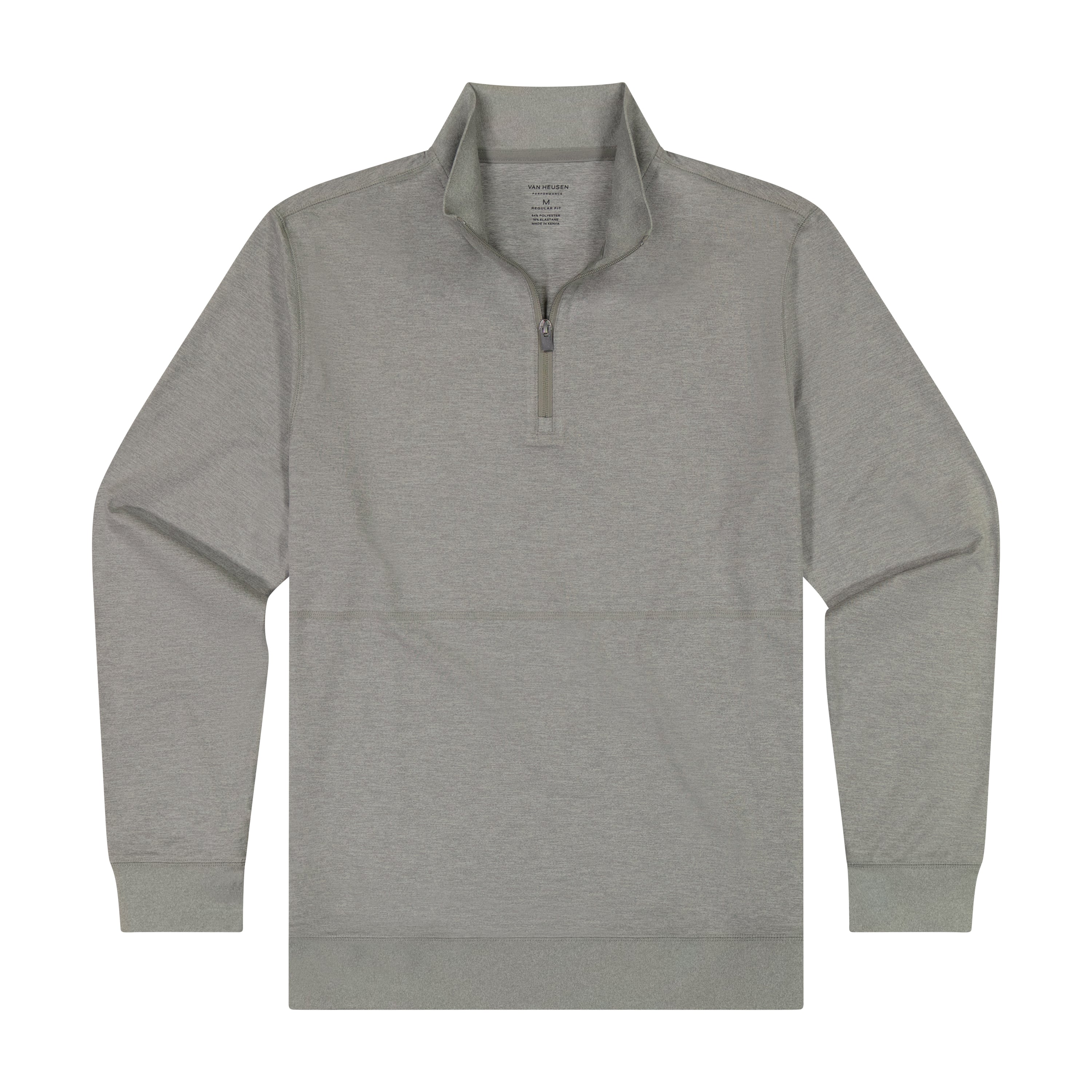 Performance Marled Quarter Zip Pullover – Regular Fit