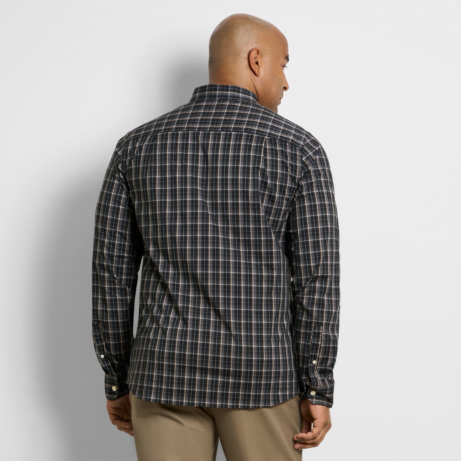 Cronbie Long Sleeve Stain Shield Shirt Updated Plaid Print - Big & Tall