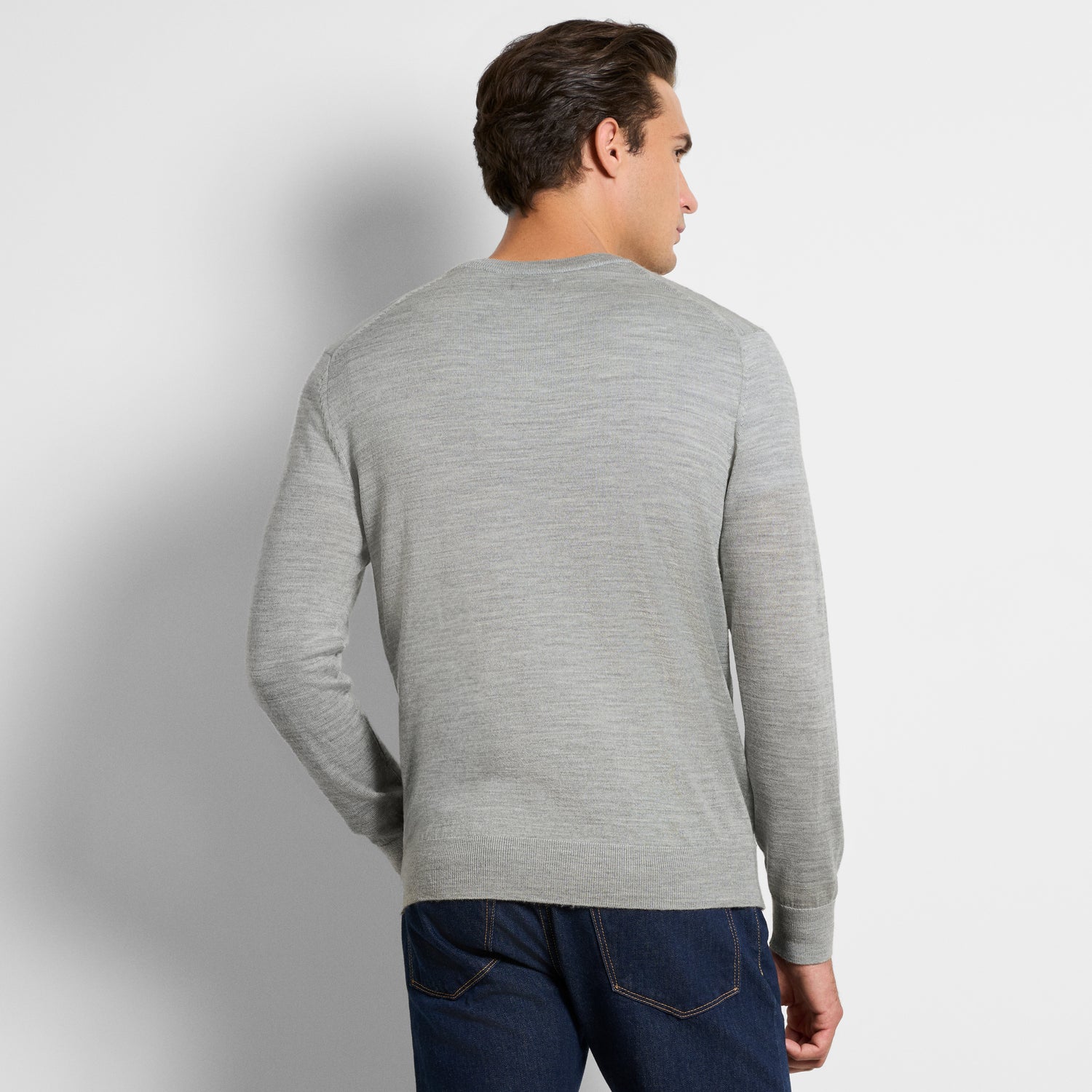 Essential Rhodes Merino V-Neck Sweater - Regular Fit