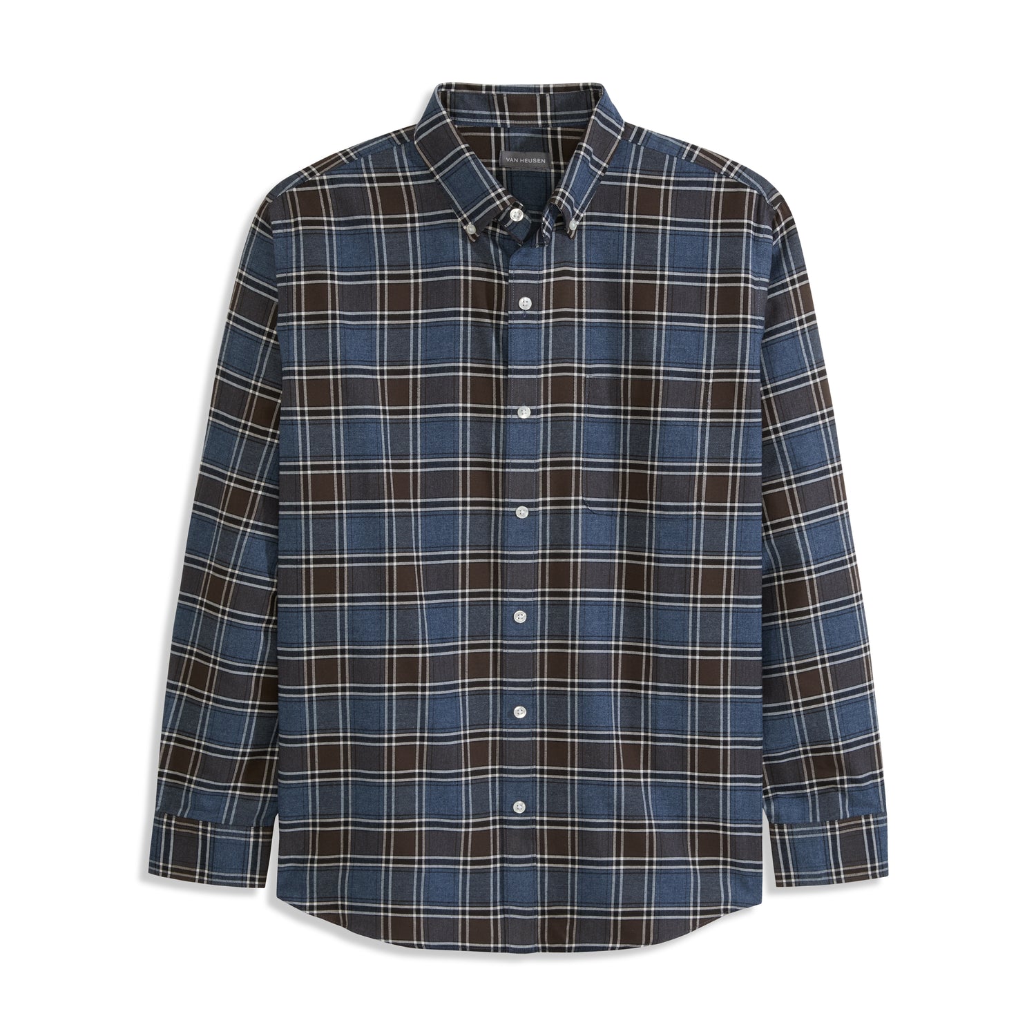 Weekend Twill Long Sleeve Shirt Multi Tartan Print - Regular Fit