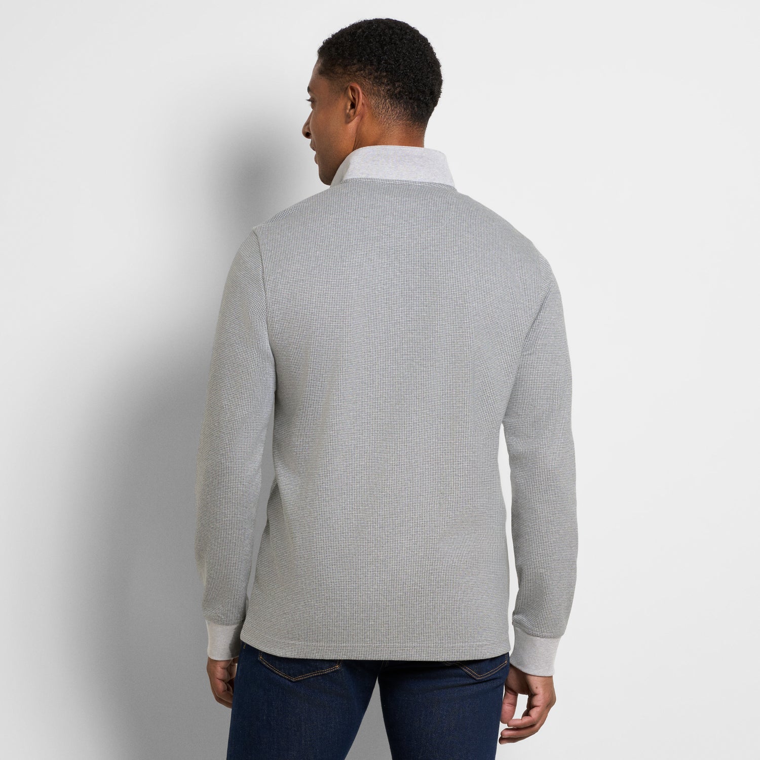 Essential Luxore Quarter Zip Houndstooth