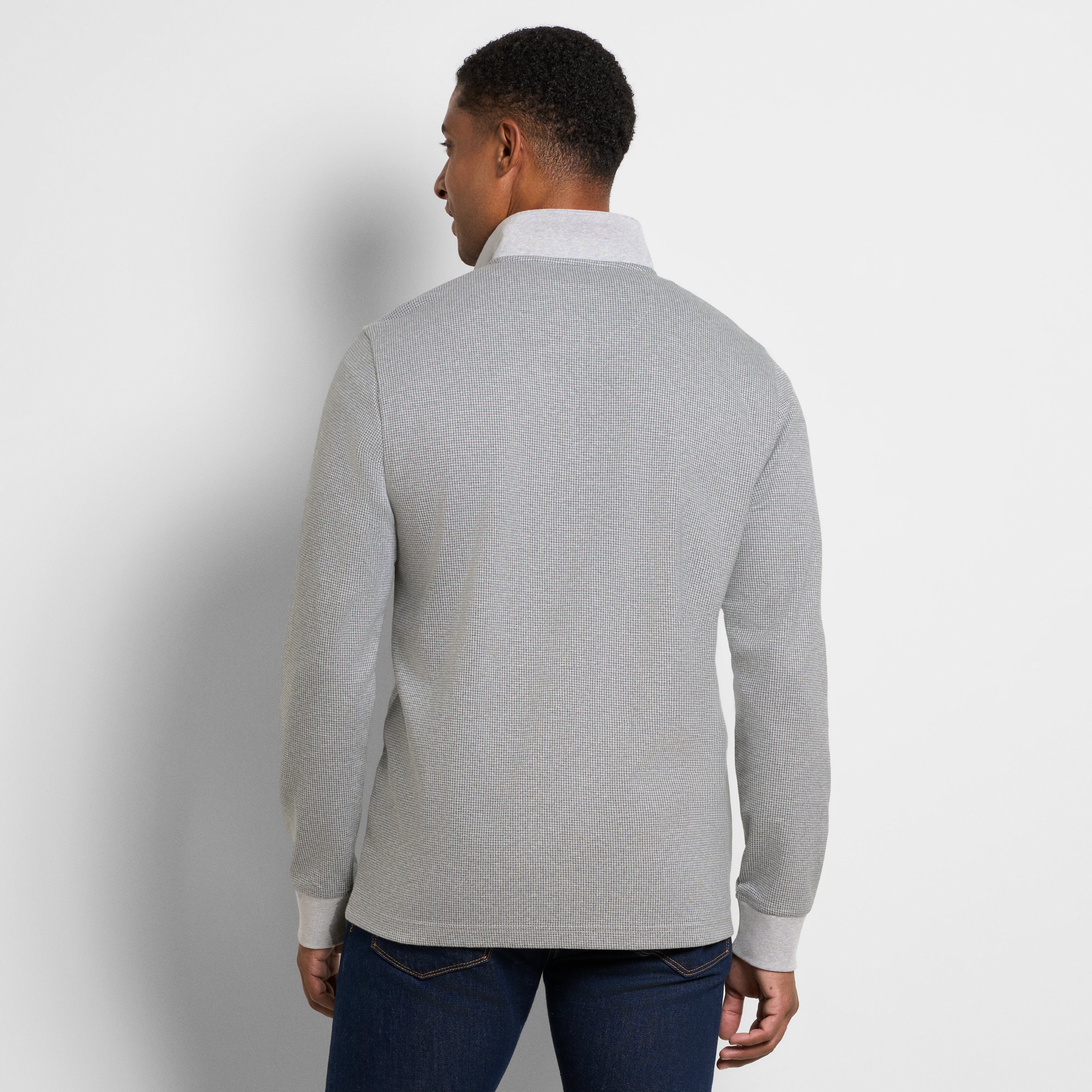 Essential Luxore Quarter Zip Houndstooth