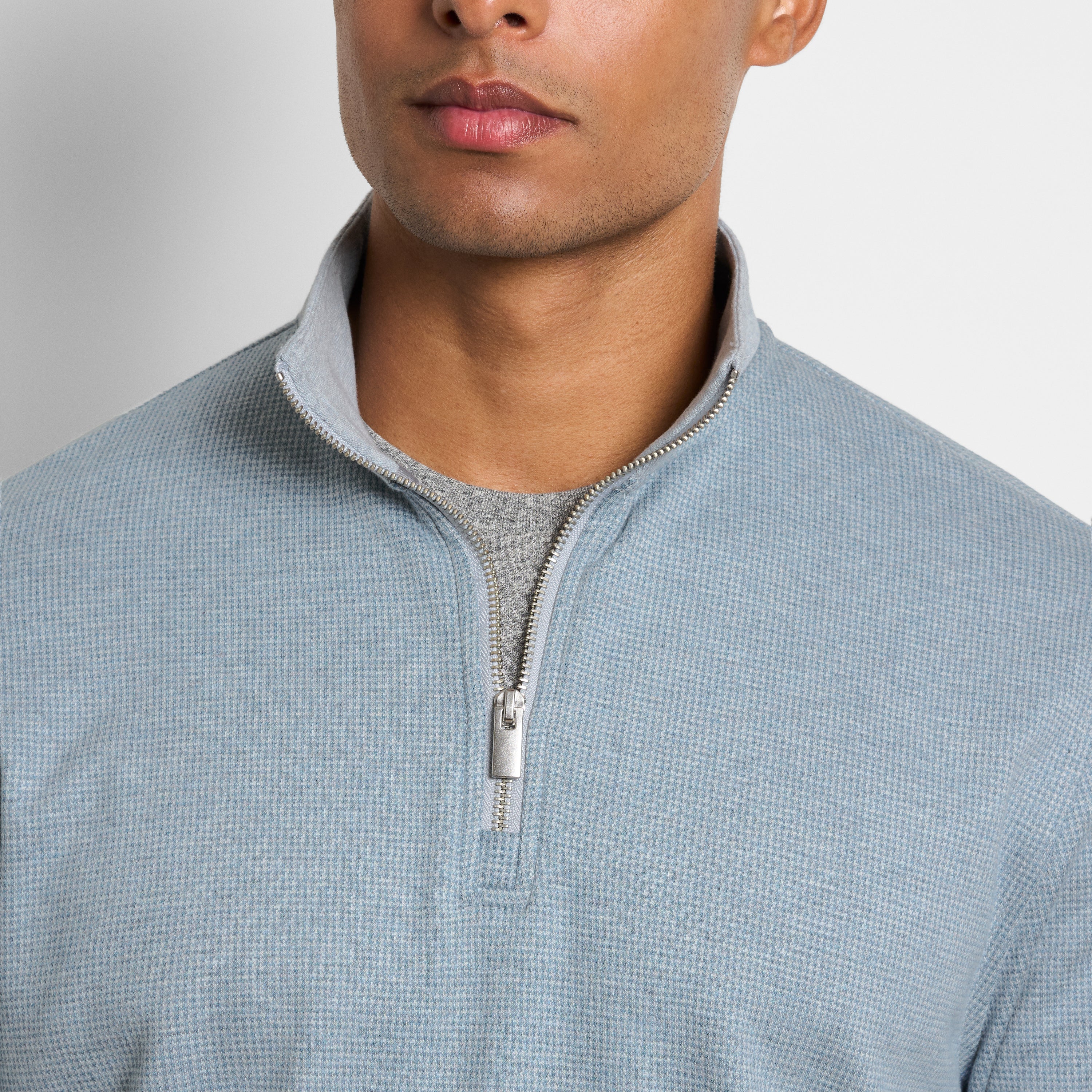 Essential Luxore Quarter Zip Houndstooth