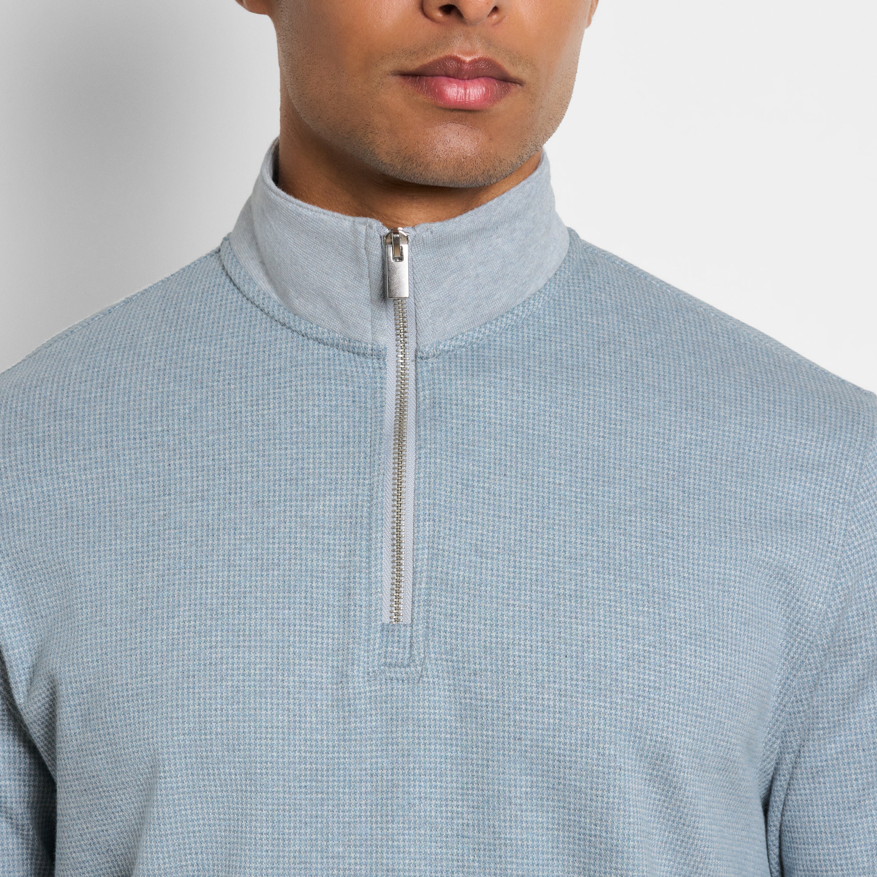 Essential Luxore Quarter Zip Houndstooth