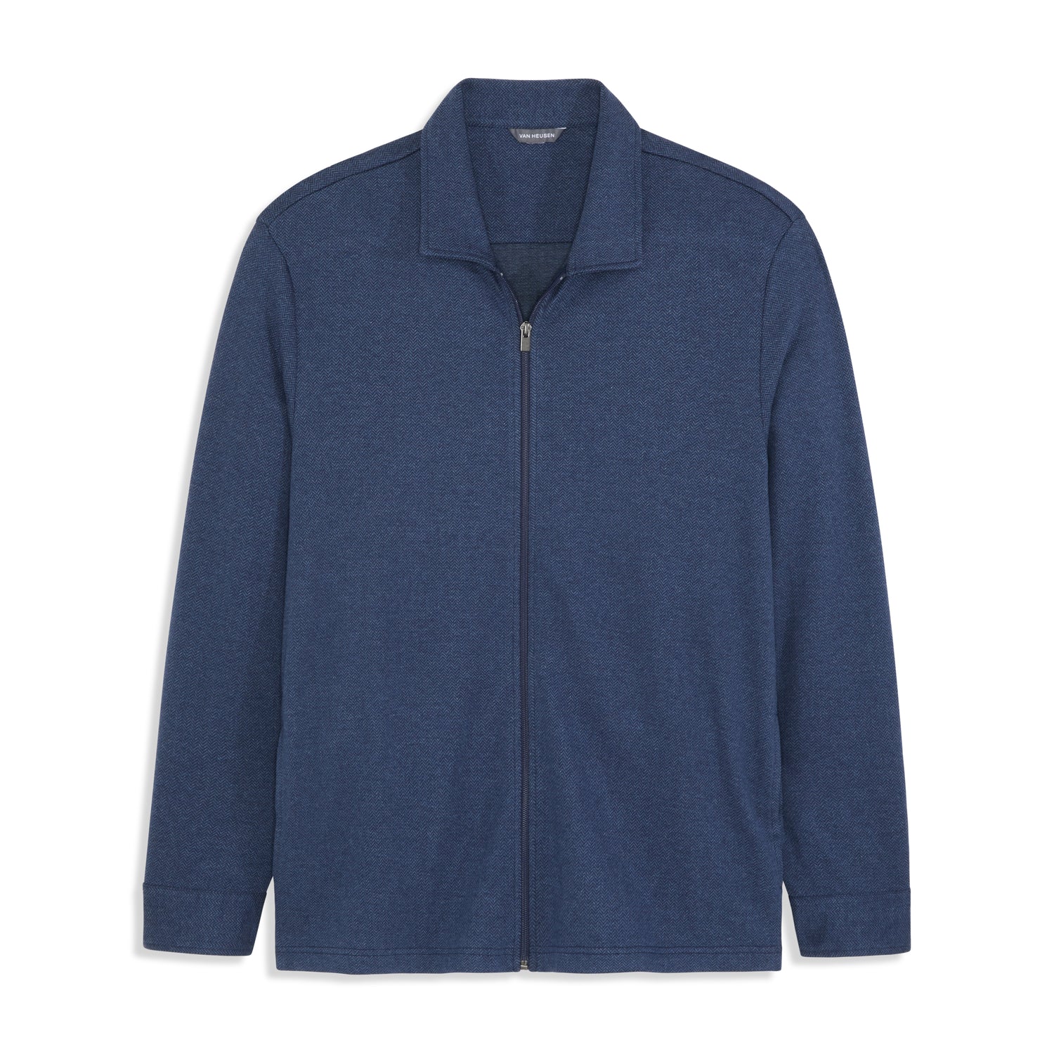 Craine Herringbone Zip Shacket - Regular Fit