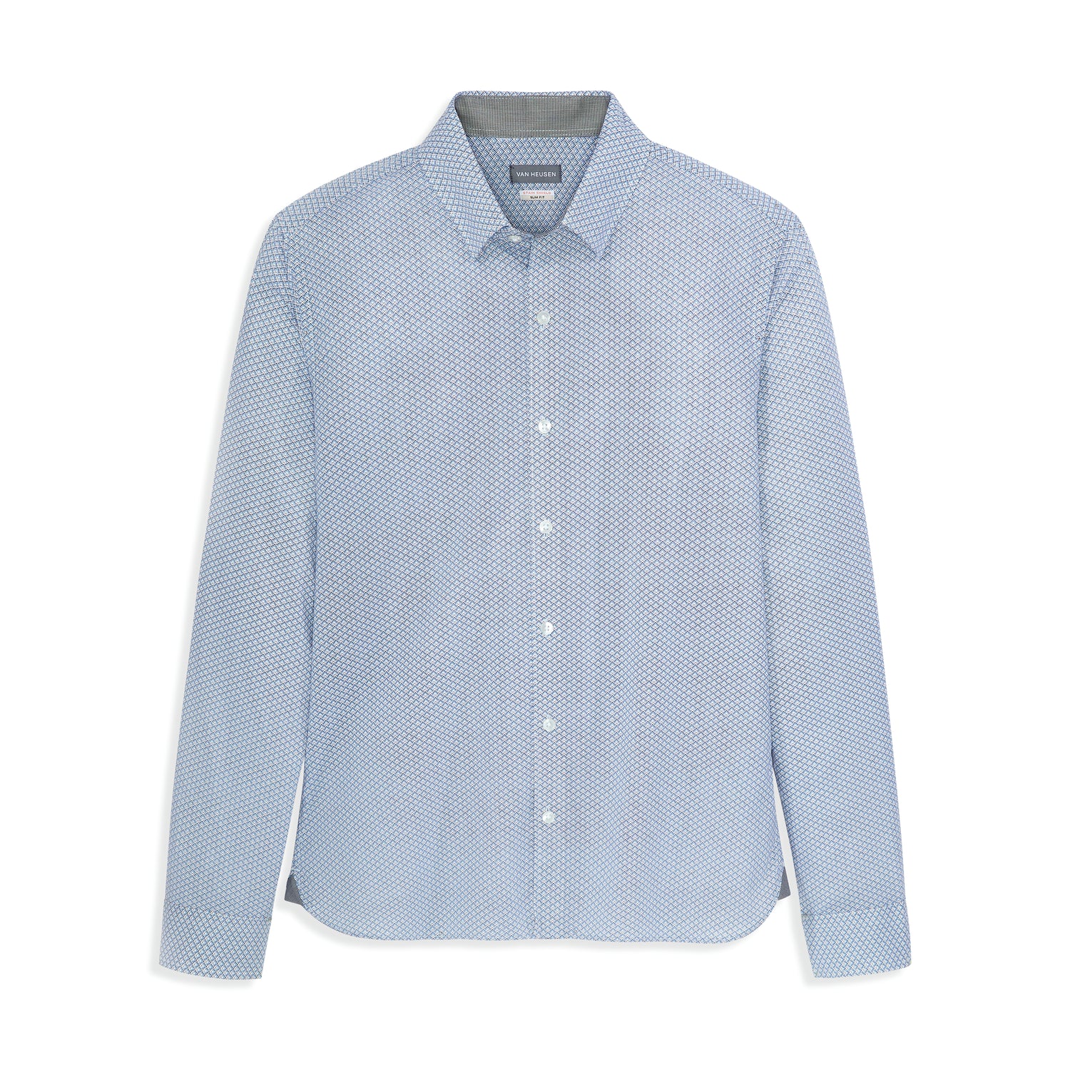 Cronbie Long Sleeve Stain Shield Shirt Mountain Print - Slim Fit