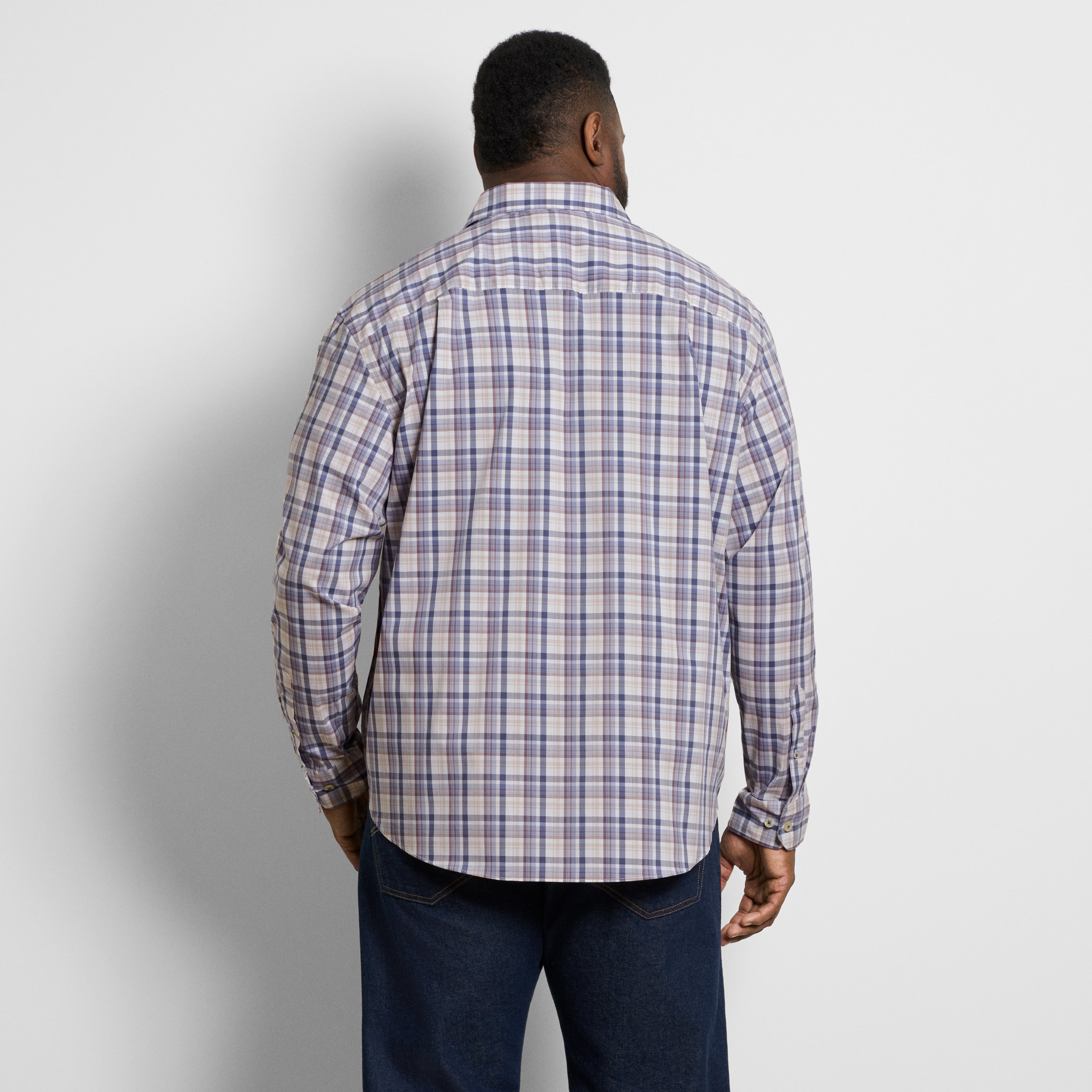 Originals Long Sleeve Easy Plaid Print - Big & Tall
