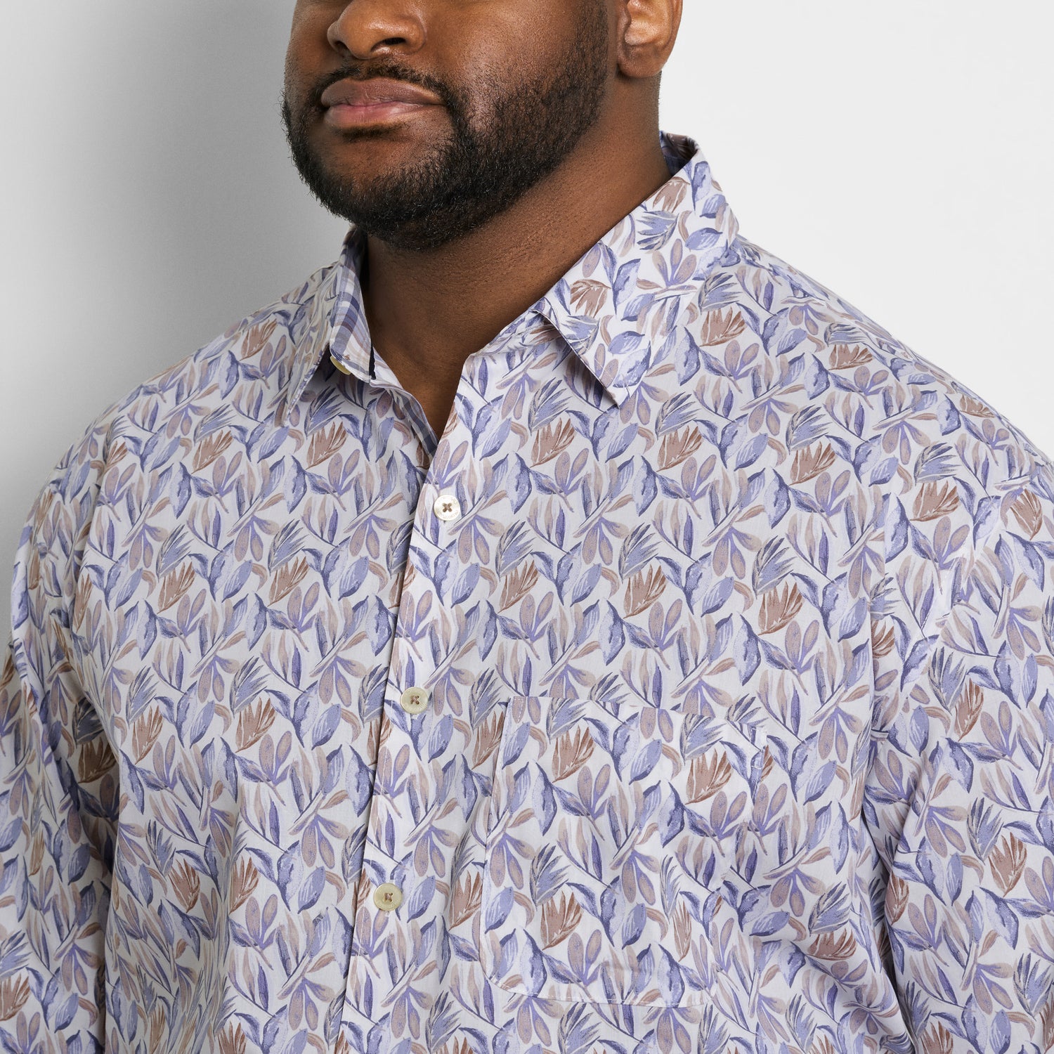 Originals Long Sleeve Shirt Halogen Print - Big & Tall