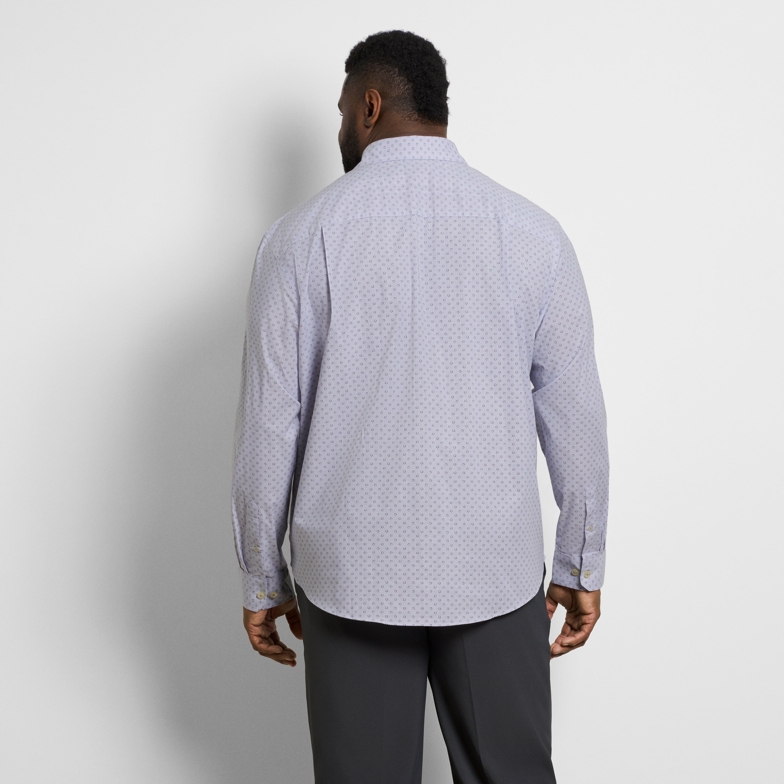 Originals Long Sleeve Shirt Stripe Dot Print - Big & Tall