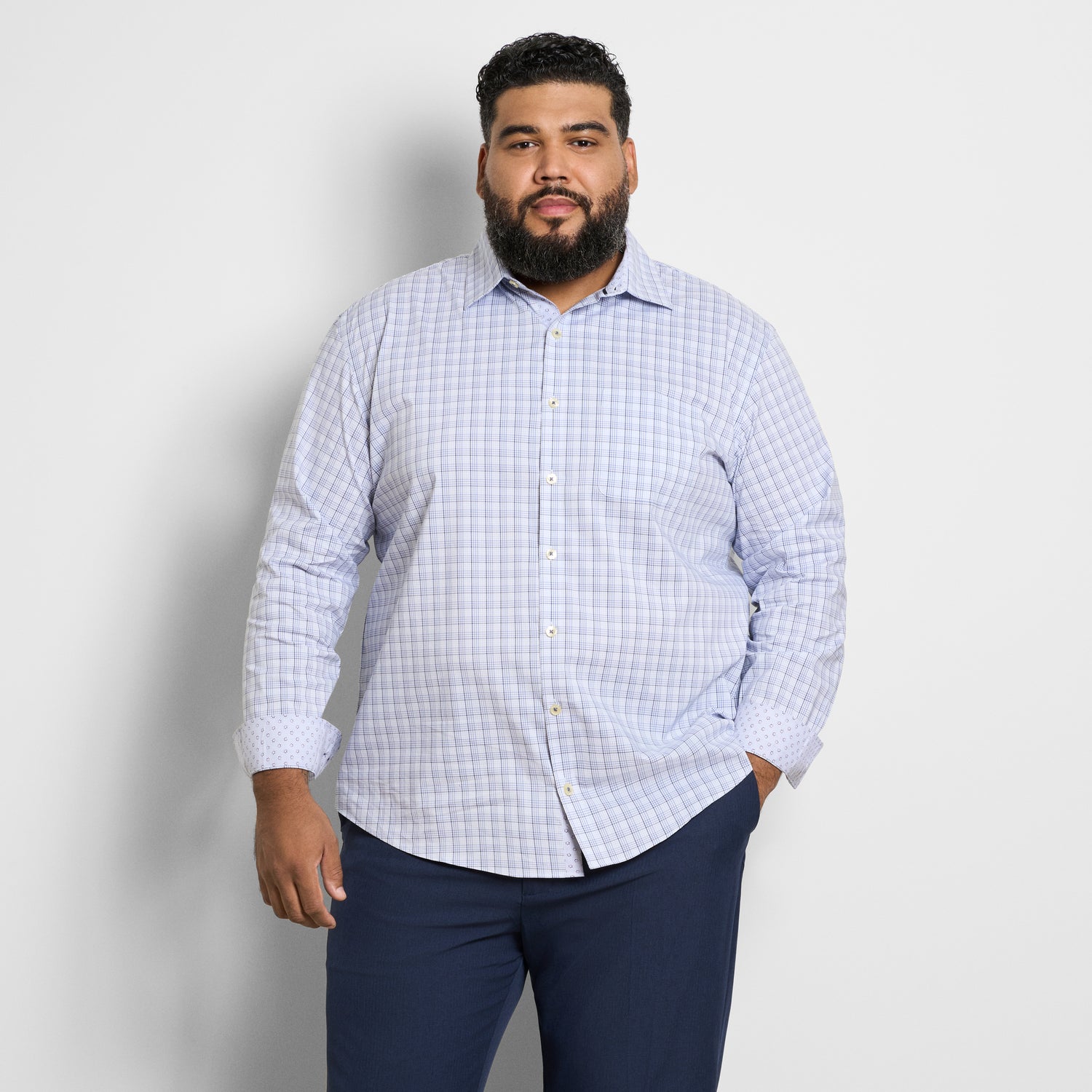 Originals Long Sleeve Tattersall Shirt - Big & Tall