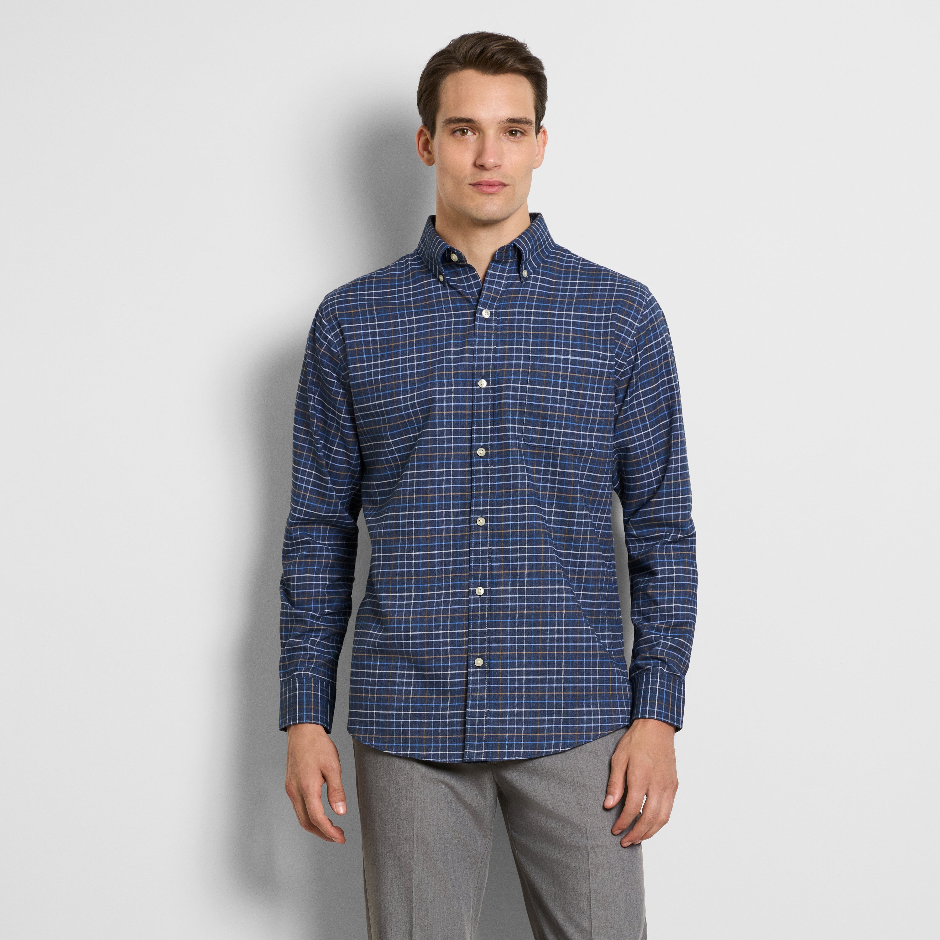 Regular Fit Weekend Tattersall Long Sleeve Shirt