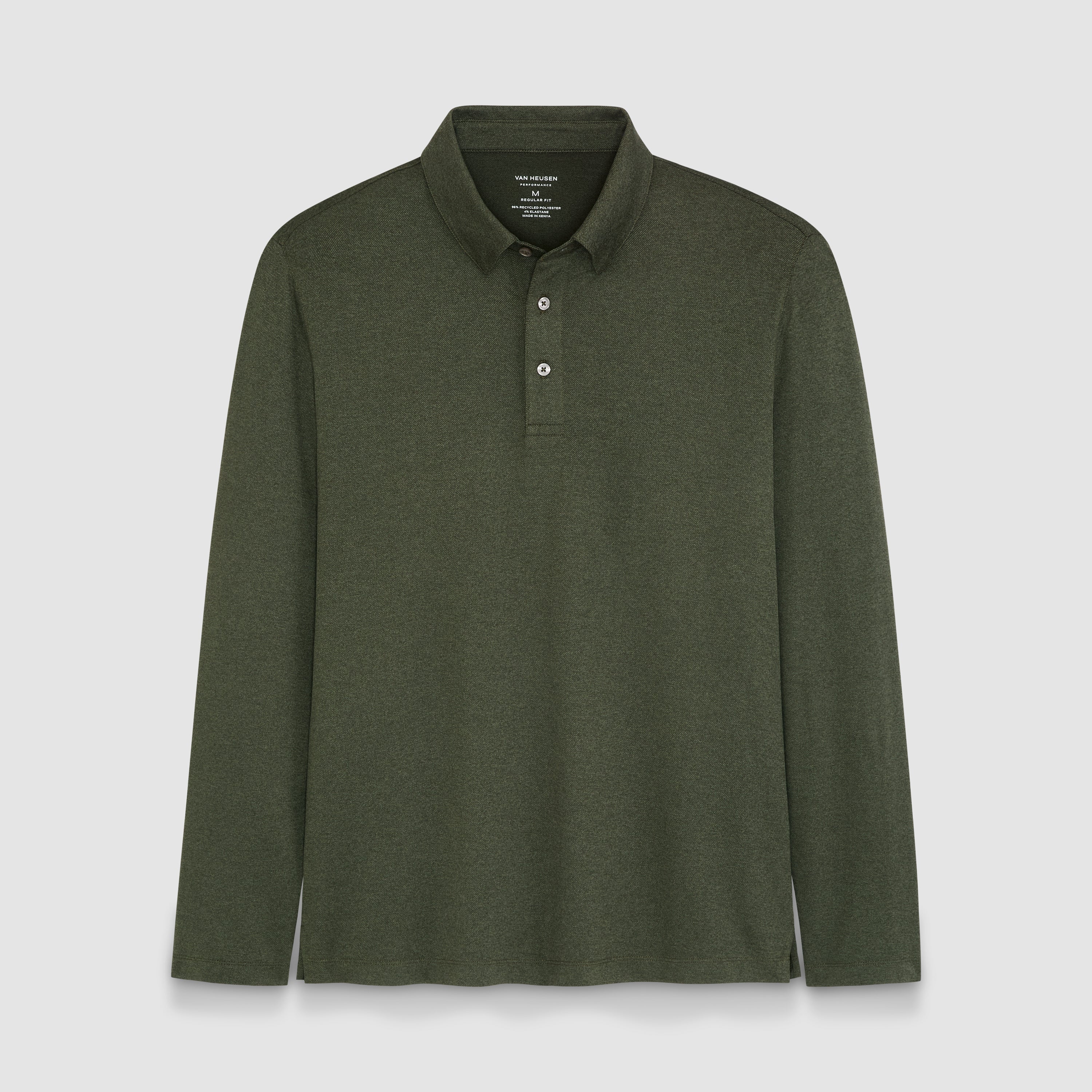 Performance Twill Long Sleeve Polo