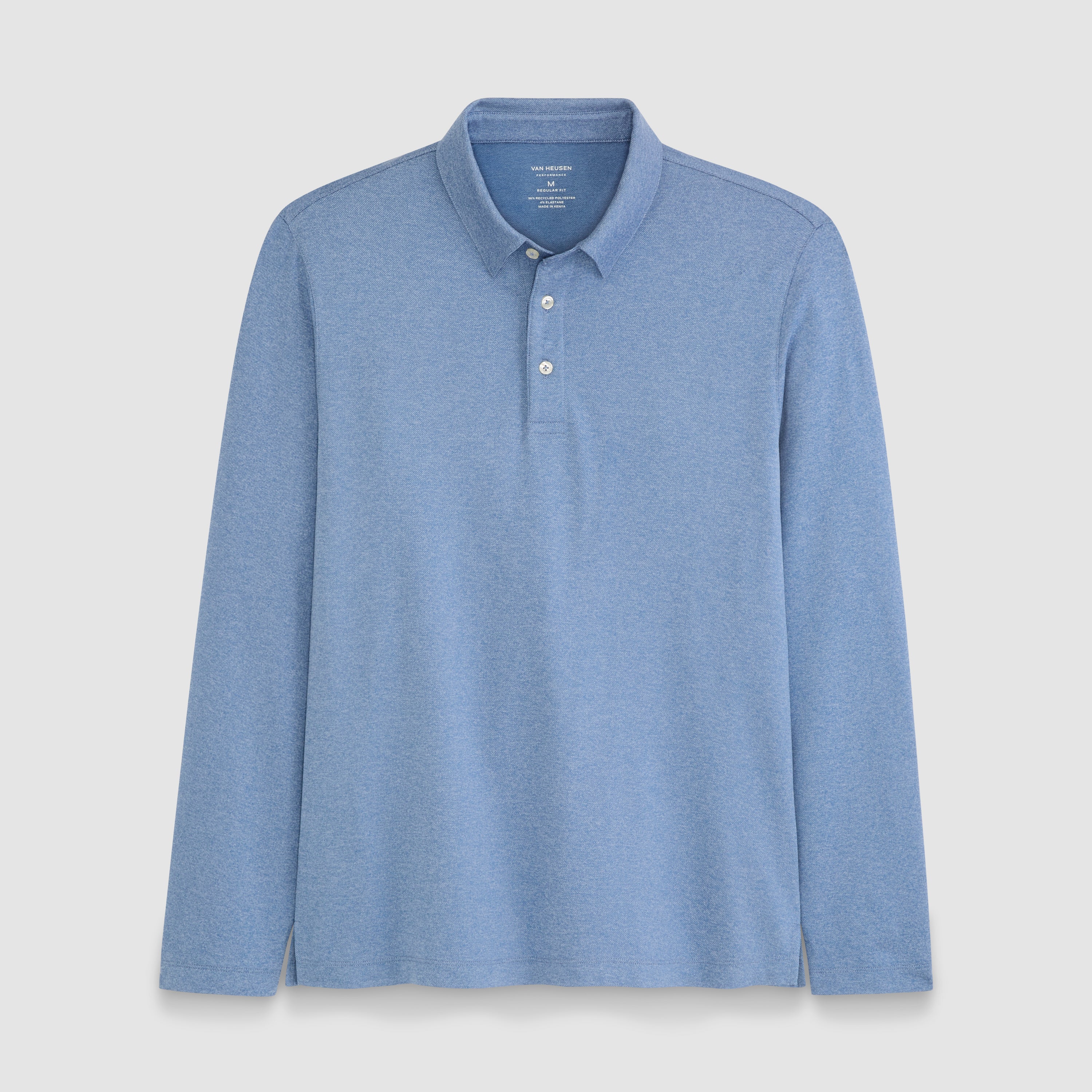 Performance Twill Long Sleeve Polo