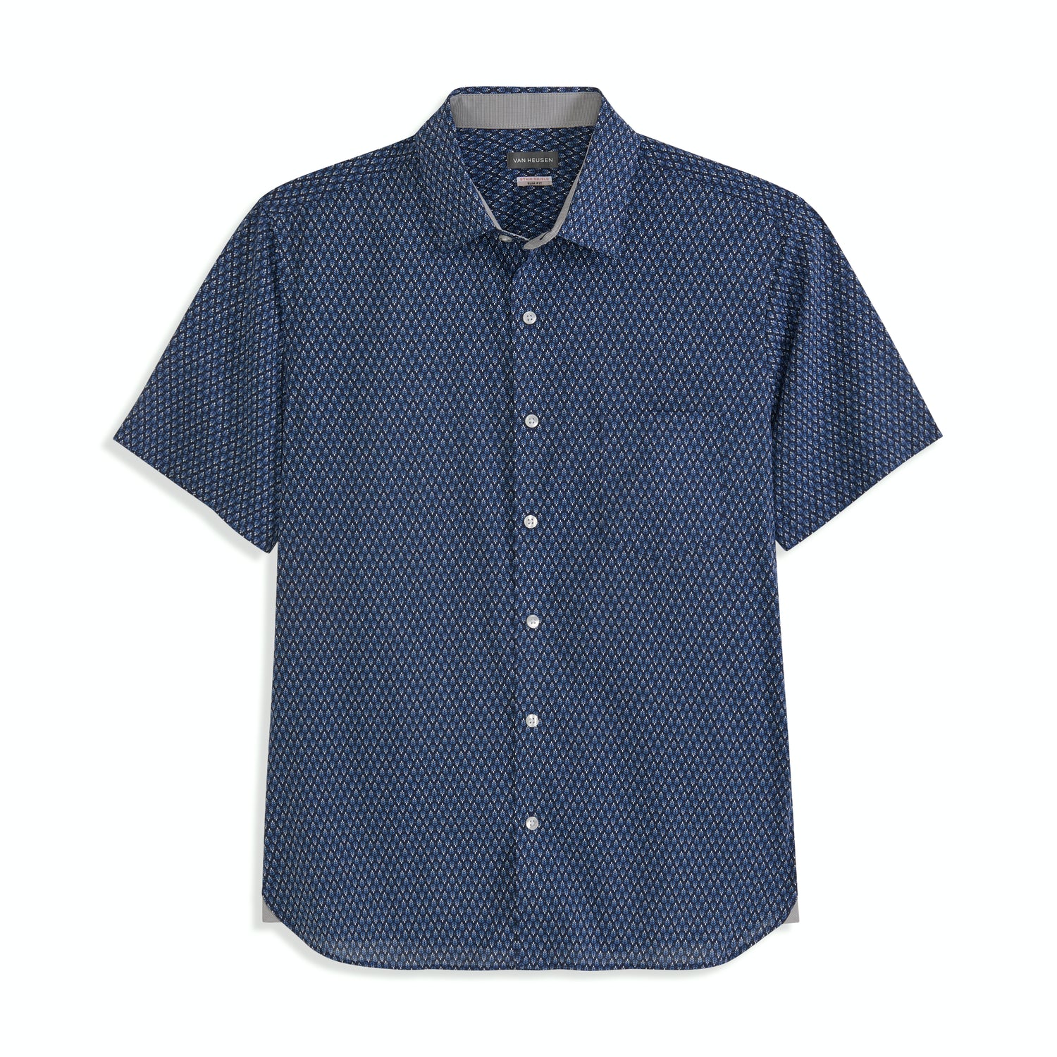 Folsen Short Sleeve Stain Shield Shirt Leaf Print - Slim Fit