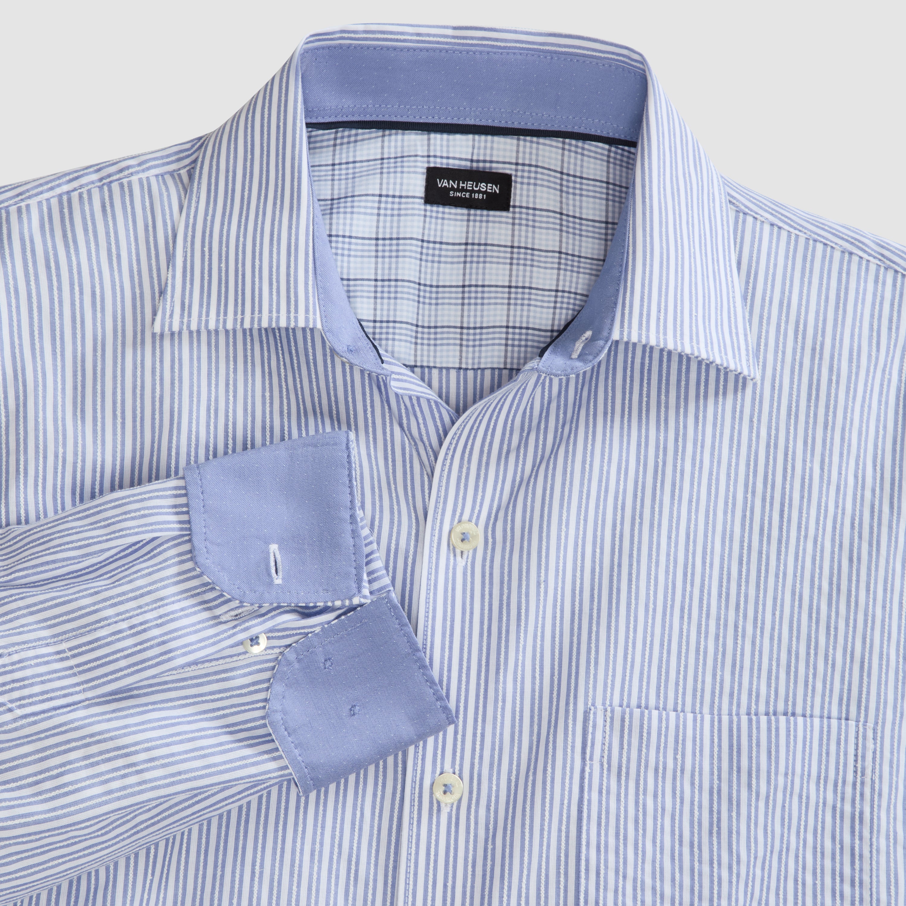 Originals Chenille Print Long Sleeve Shirt - Slim Fit