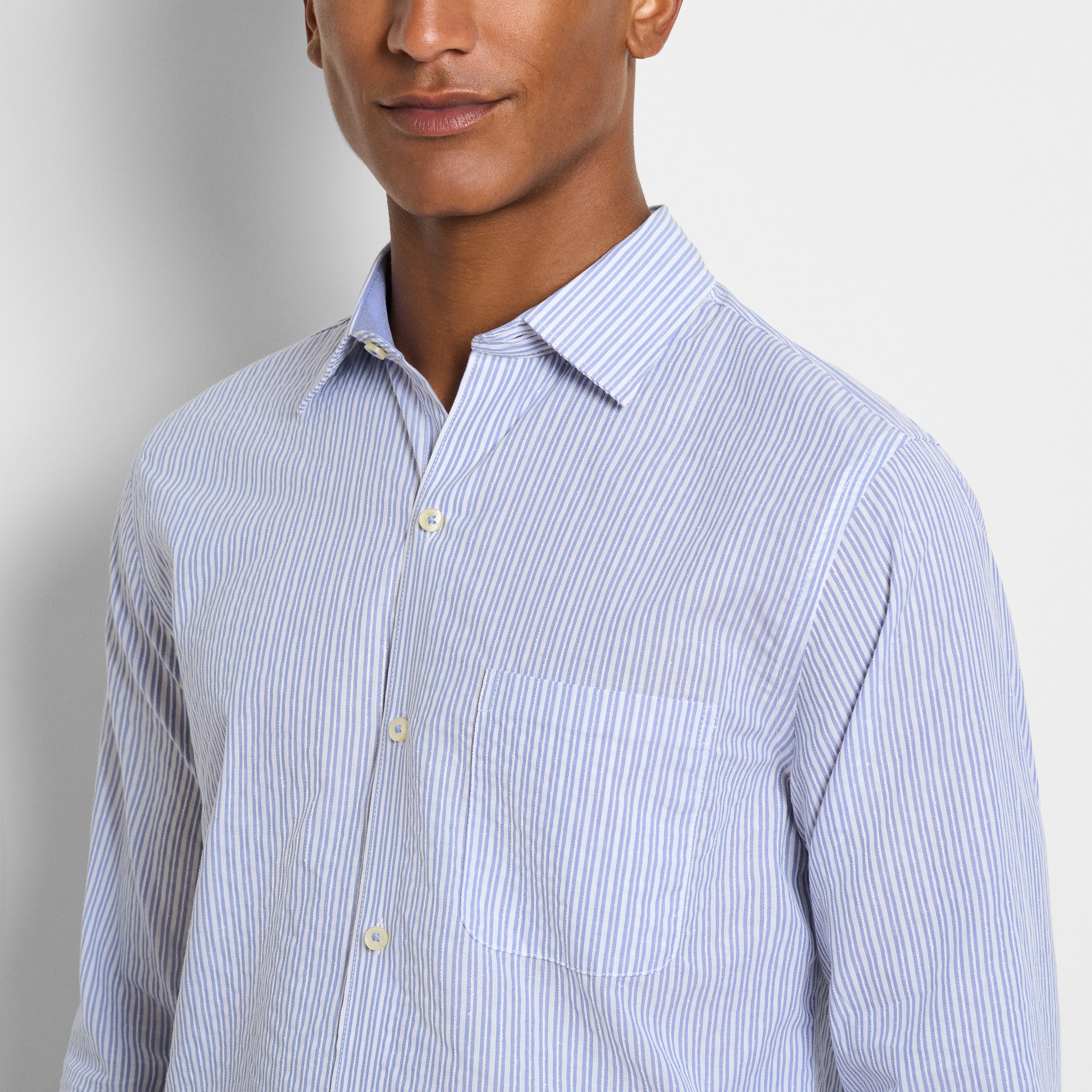 Originals Chenille Print Long Sleeve Shirt - Slim Fit