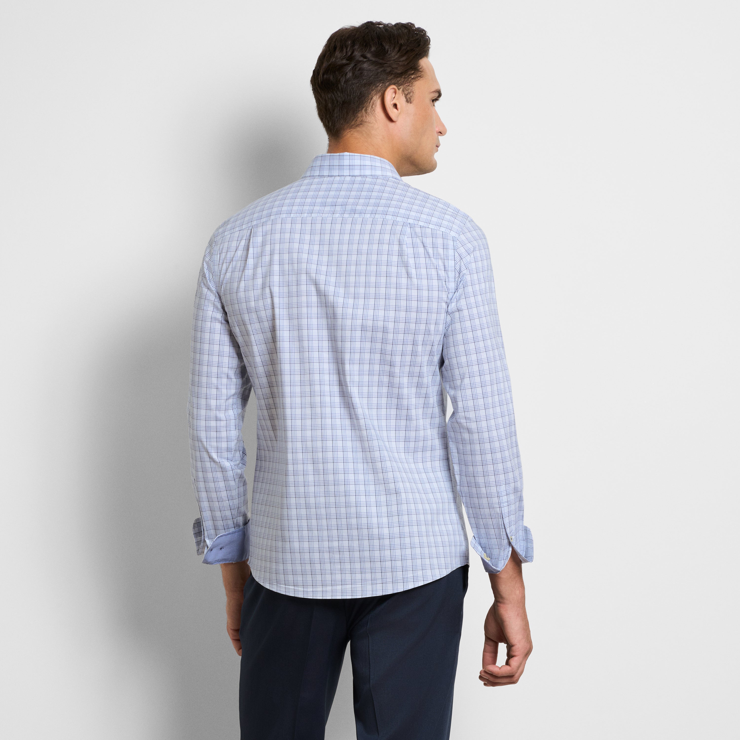 Originals Tattersall Print Long Sleeve Shirt - Slim Fit