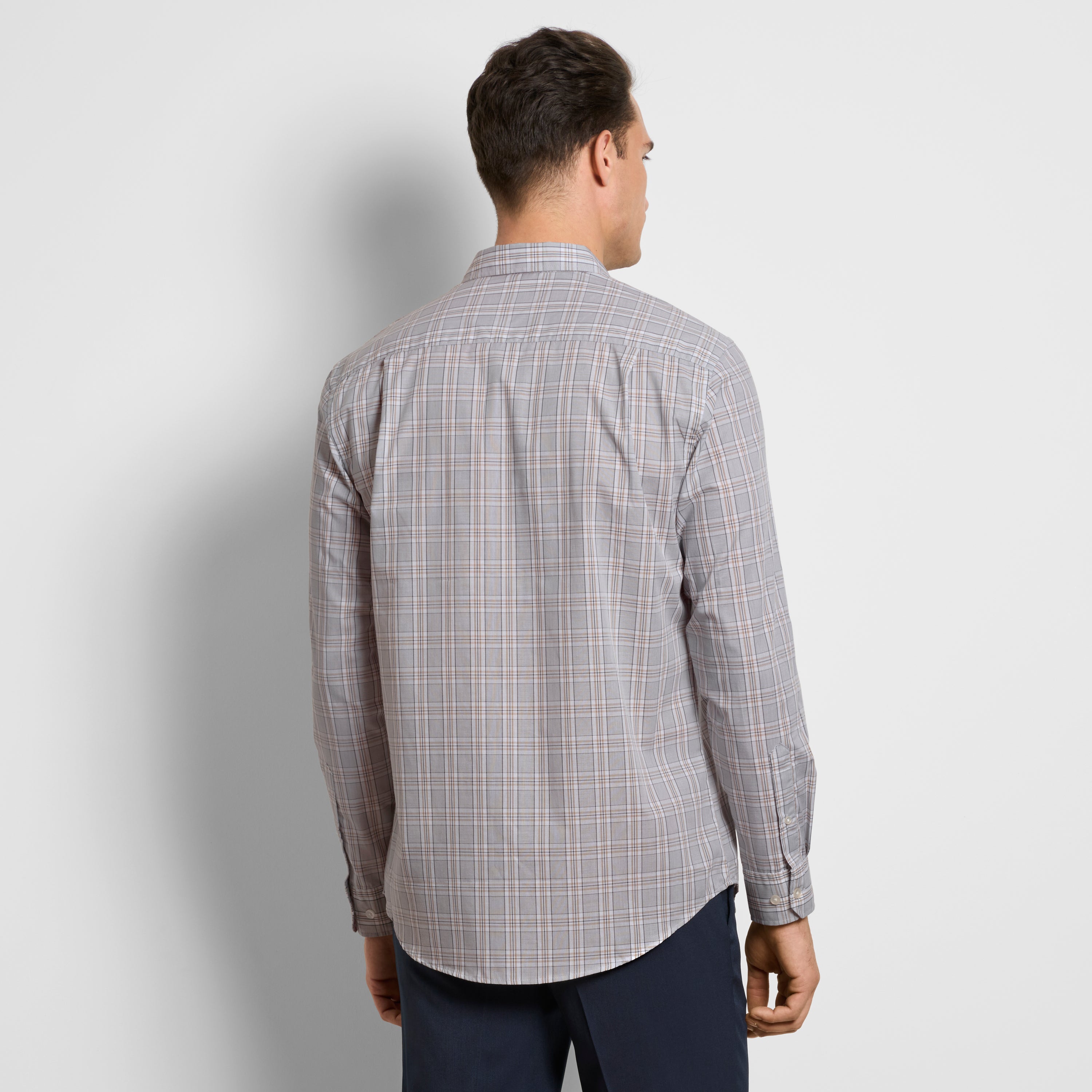 Wrinkle Free Long Sleeve Shirt Classic Plaid