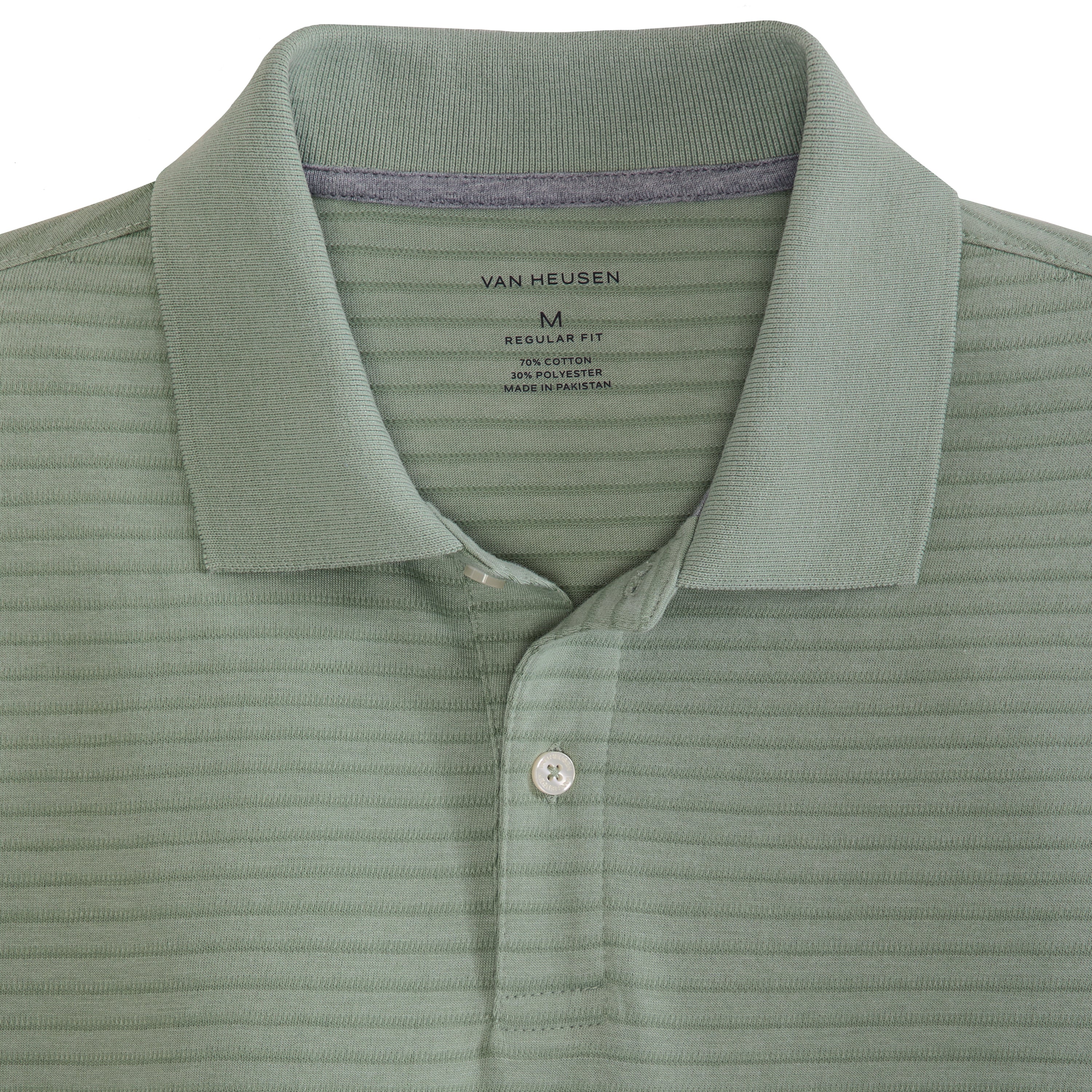 Essential Feeder Stripe Textured Short Sleeve Polo