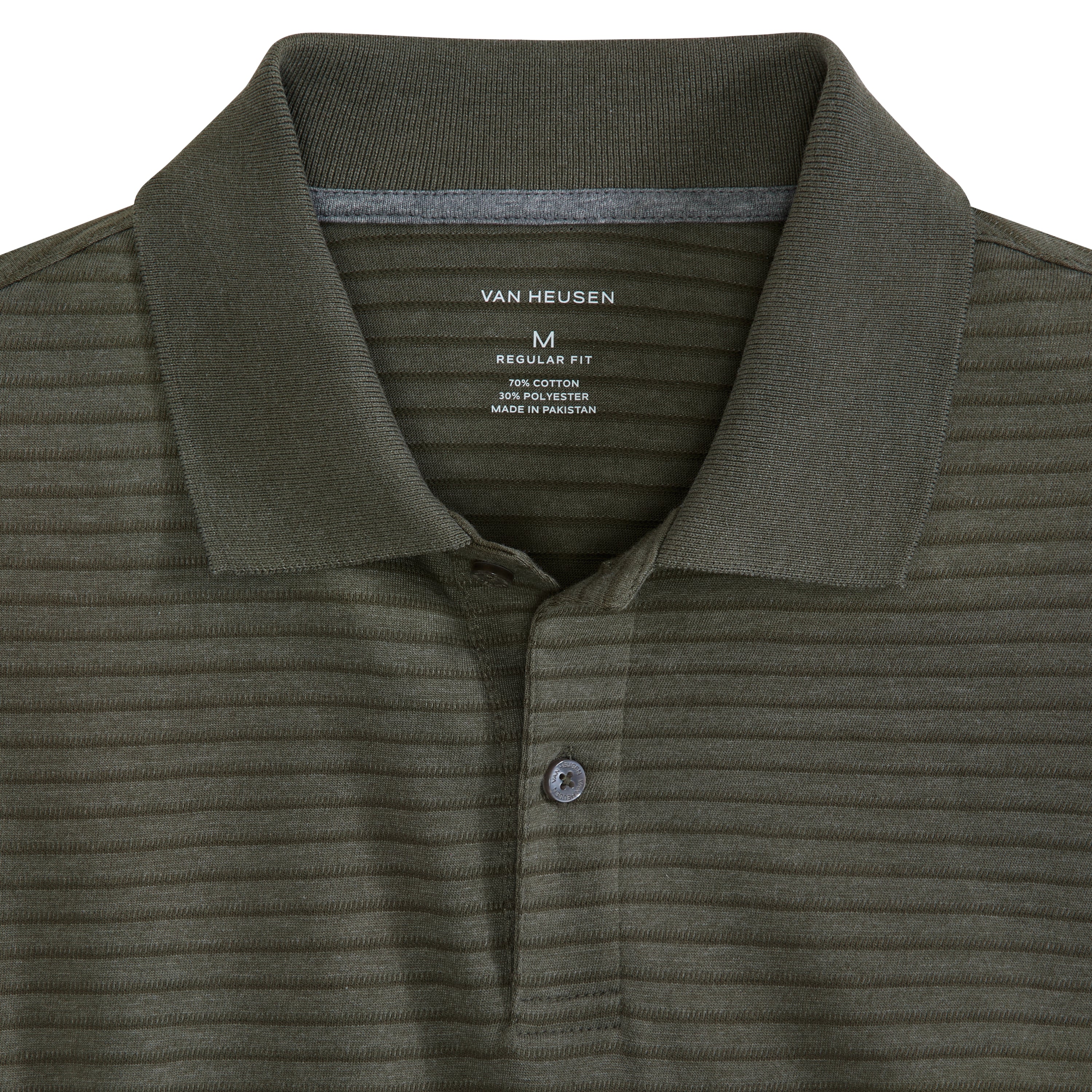 Essential Feeder Stripe Textured Short Sleeve Polo