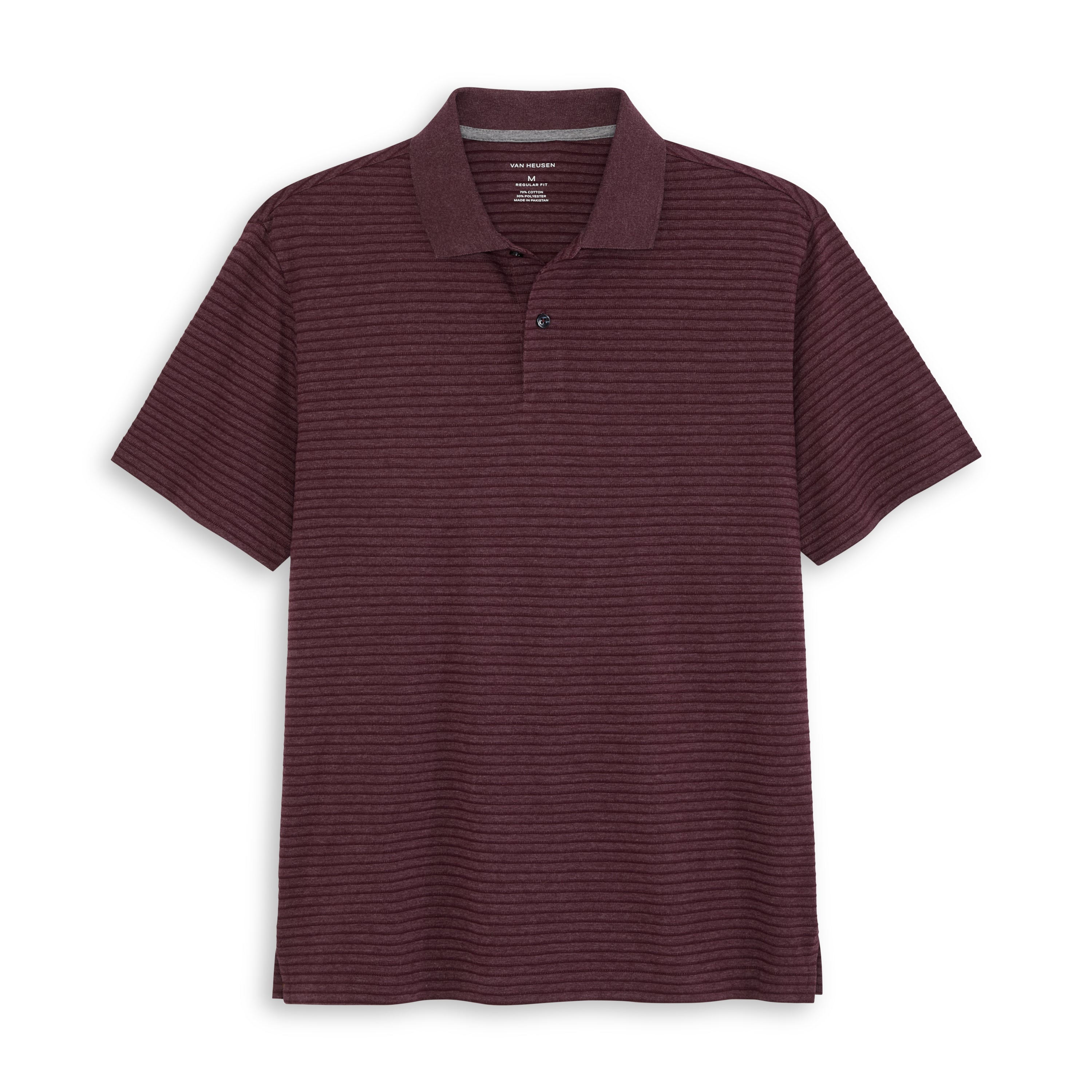 Essential Feeder Stripe Textured Short Sleeve Polo