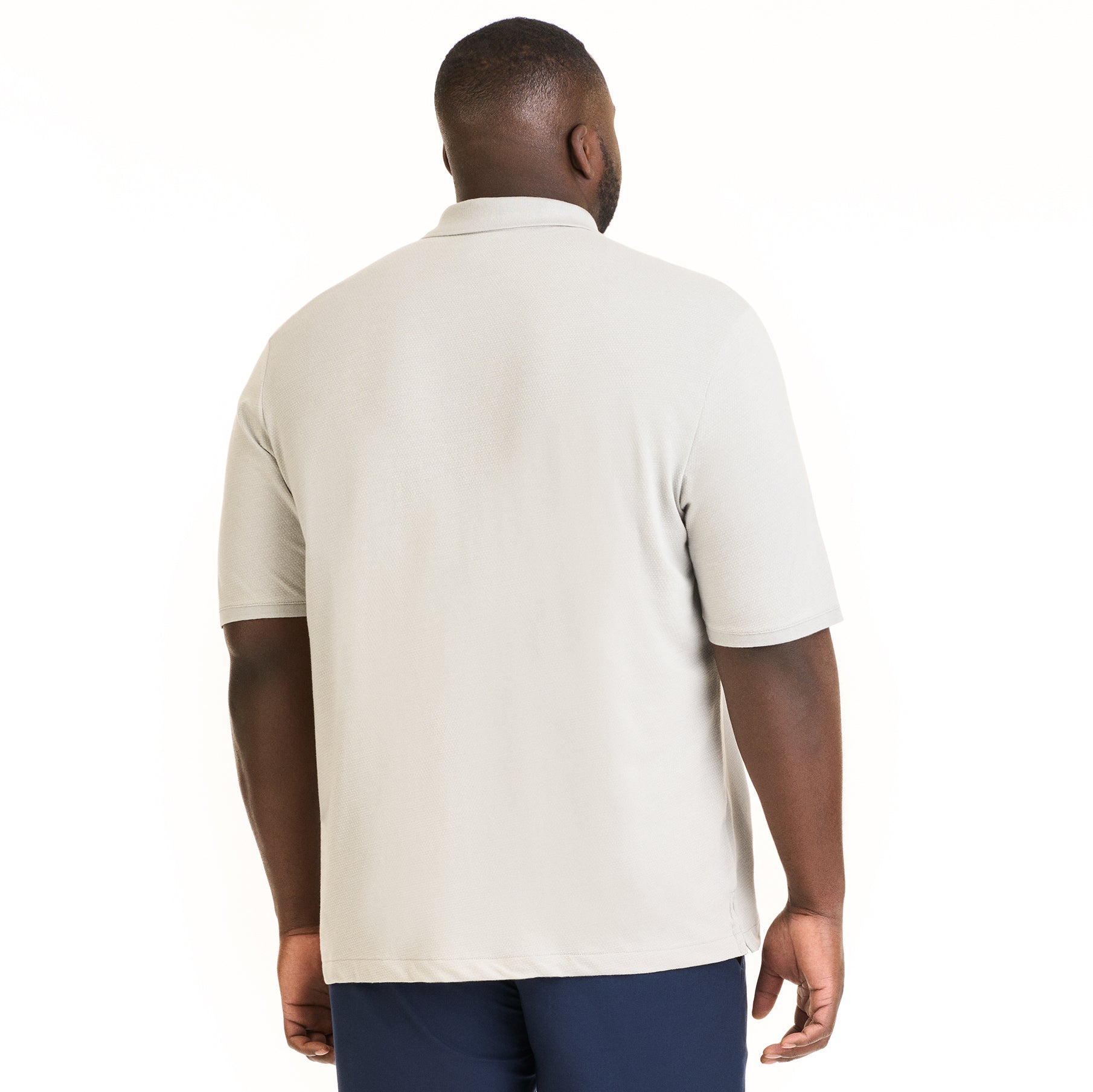 Essential Birdseye Jacquard Polo - Big &amp; Tall