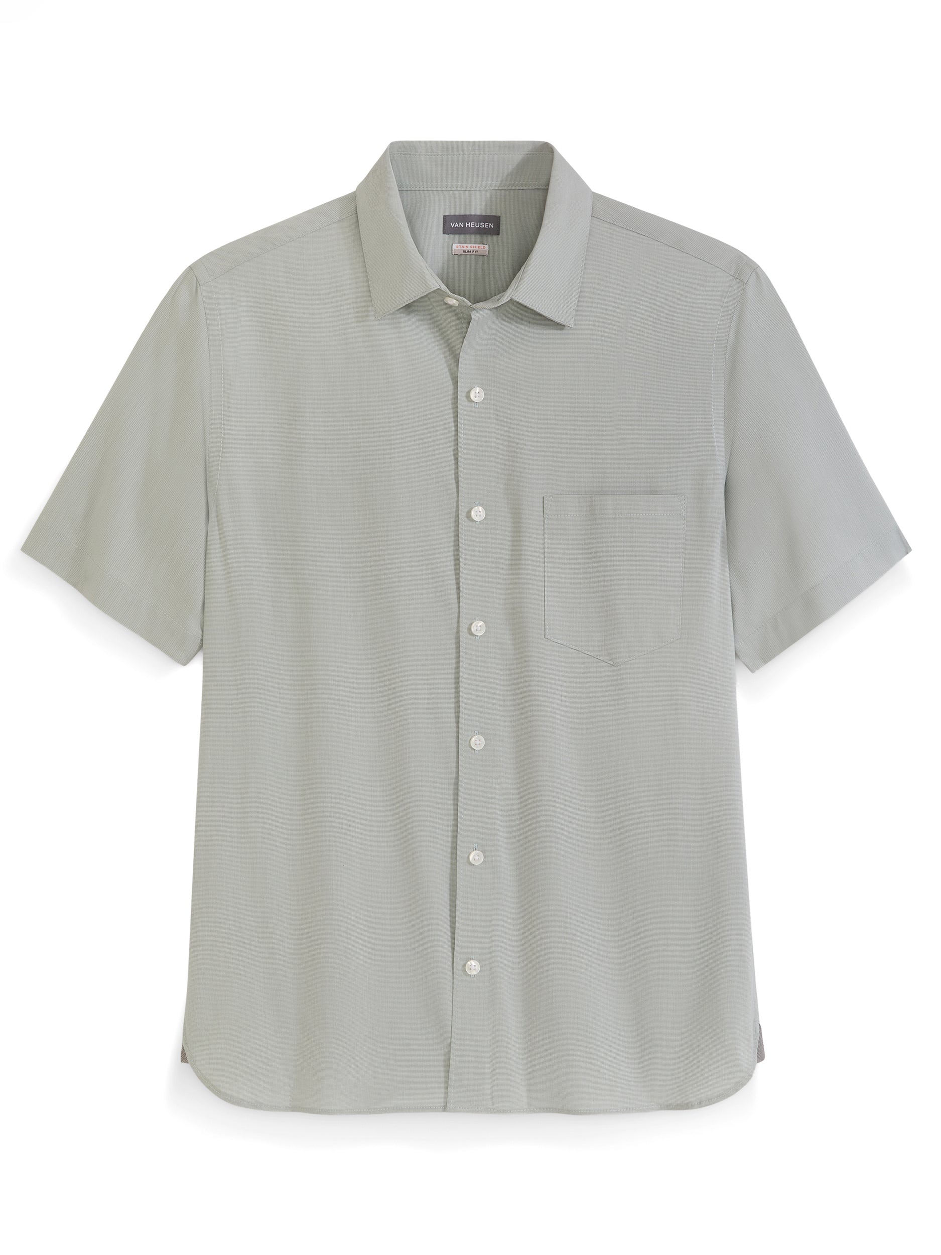 Folsen Short Sleeve Stain Shield Solid - Big & Tall