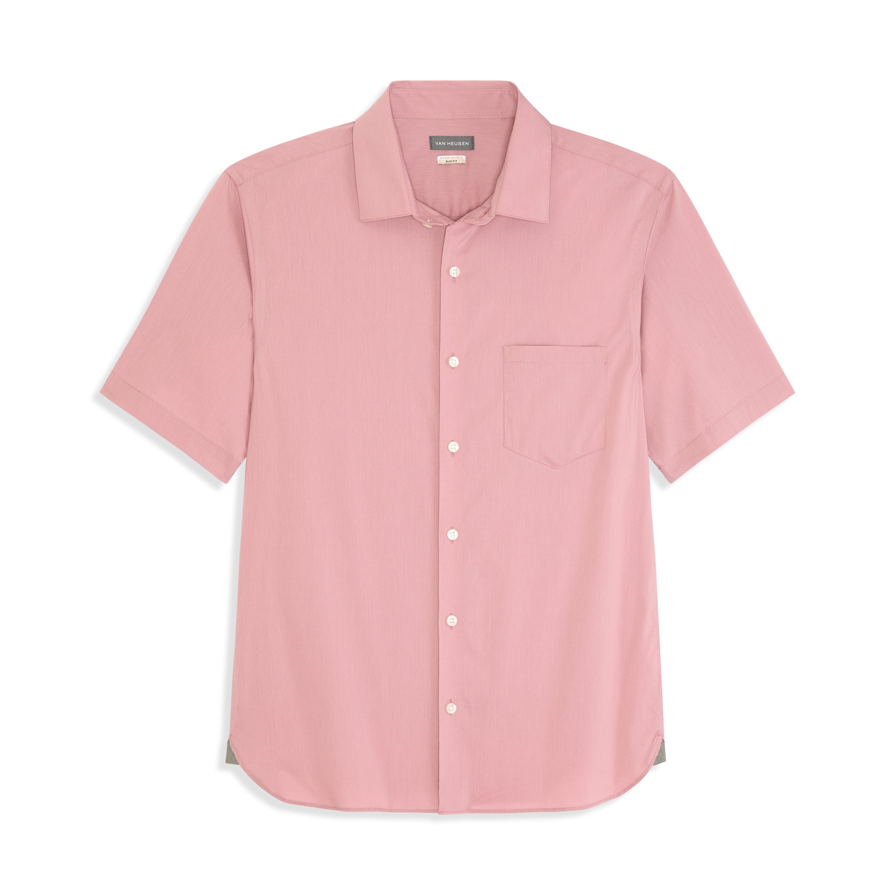 Folsen Short Sleeve Stain Shield Solid - Big & Tall