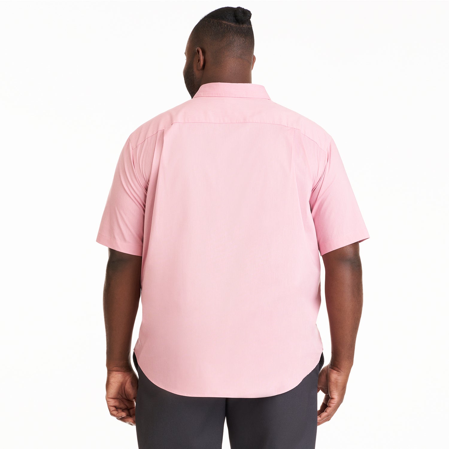 Folsen Short Sleeve Stain Shield Solid - Big & Tall