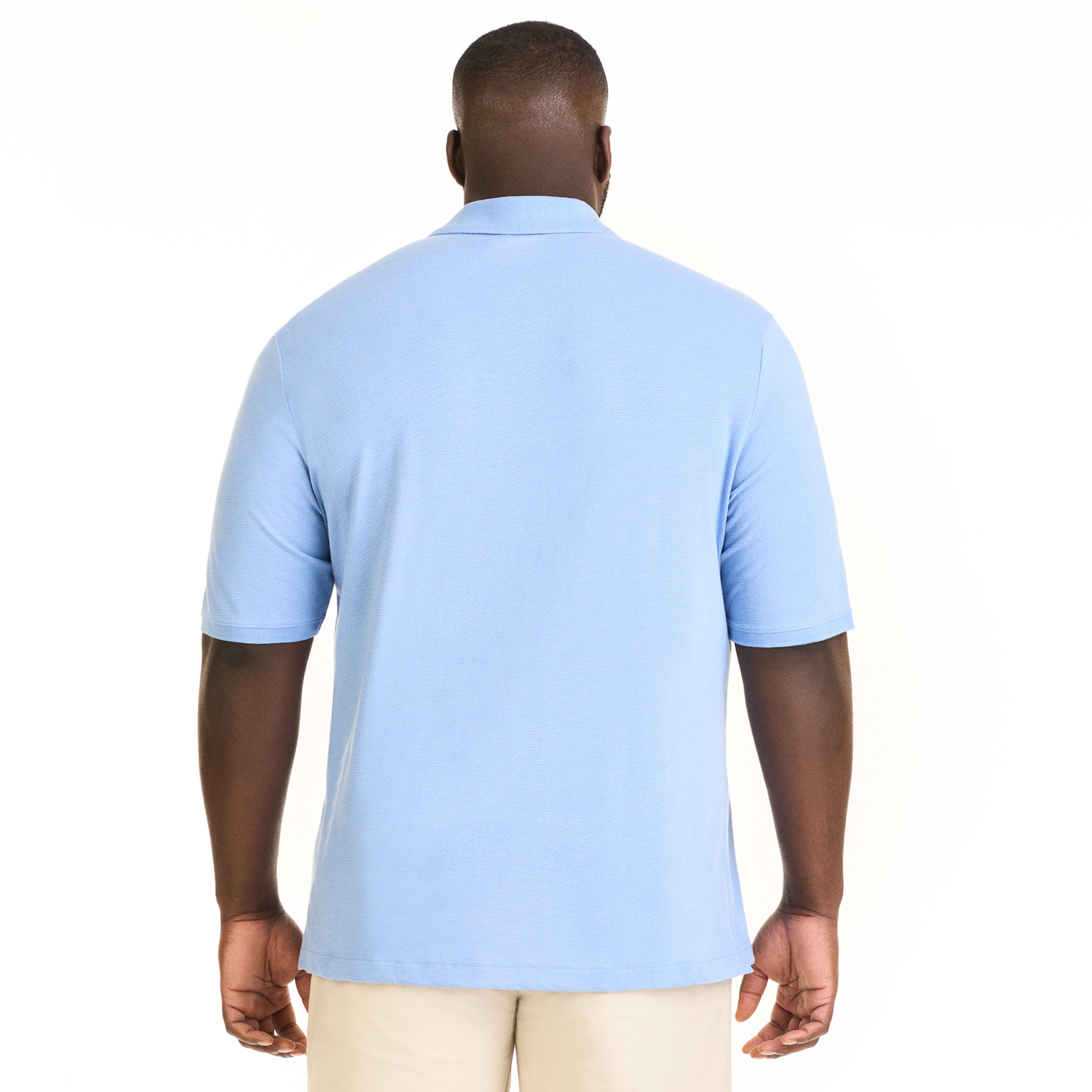 Essential Birdseye Jacquard Polo - Big &amp; Tall