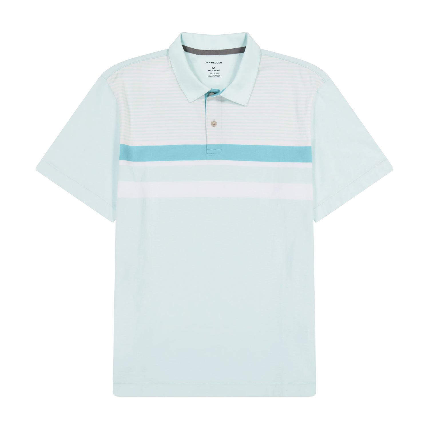 Essential Multi Stripe Cotton Jersey Short Sleeve Polo
