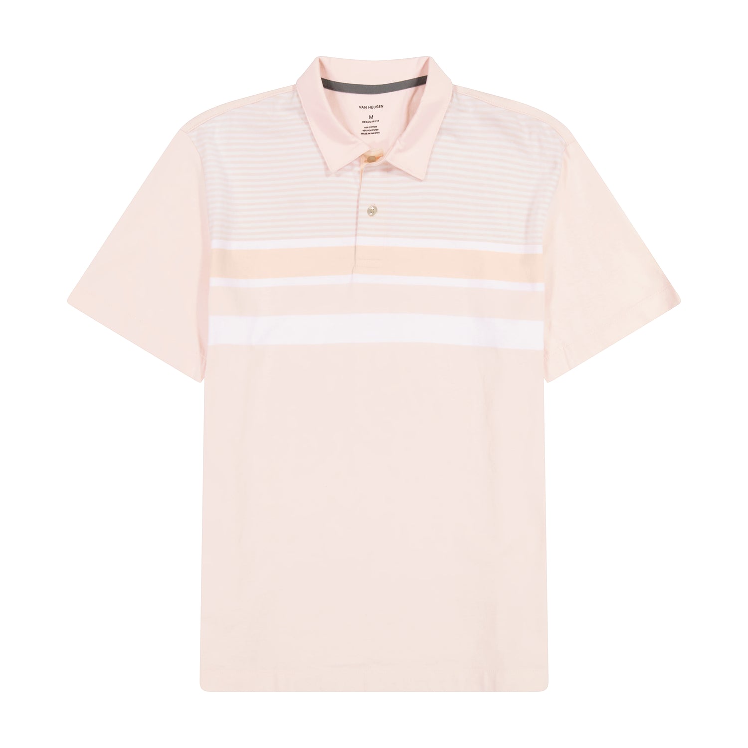 Essential Multi Stripe Cotton Jersey Short Sleeve Polo