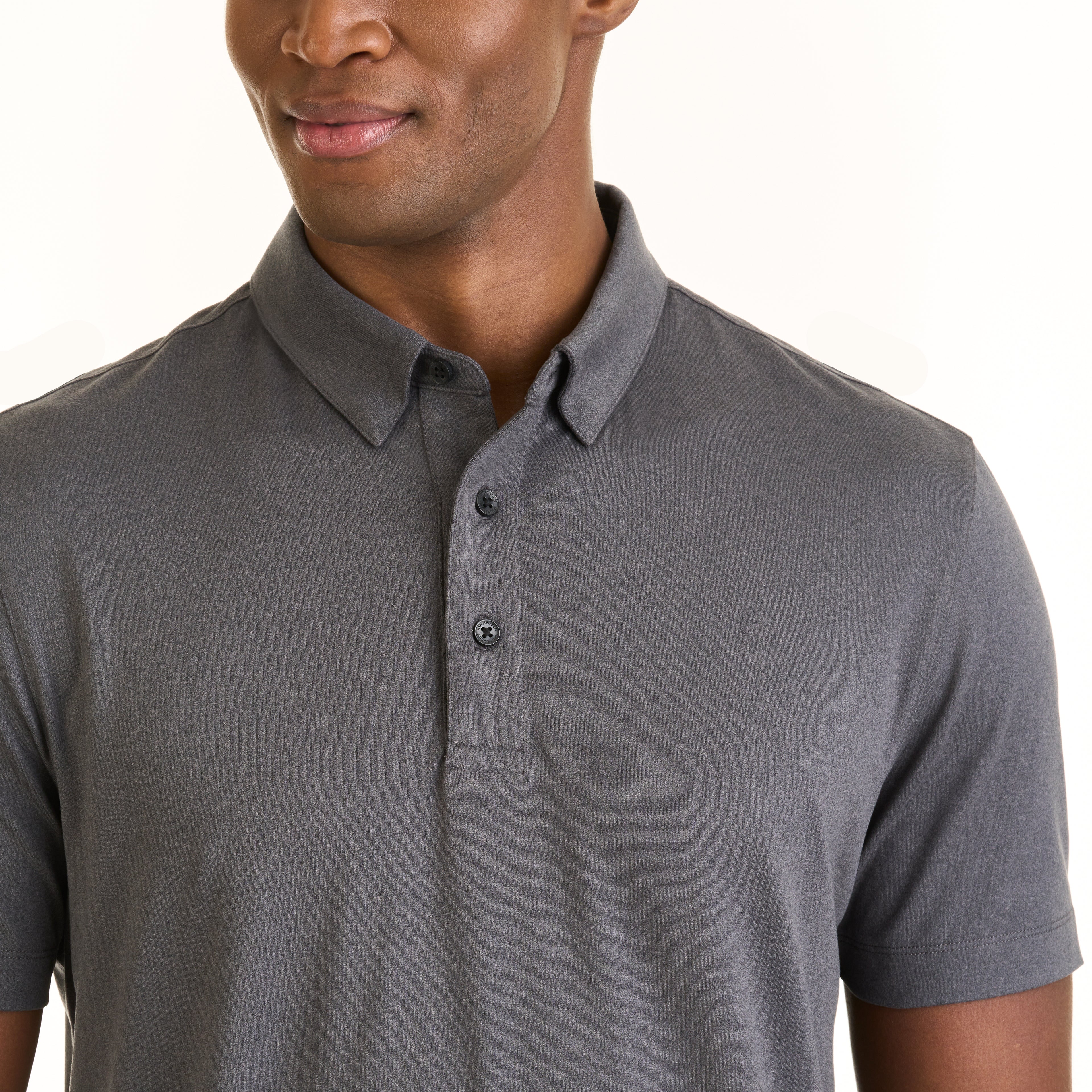 Performance Heather Hybrid Polo