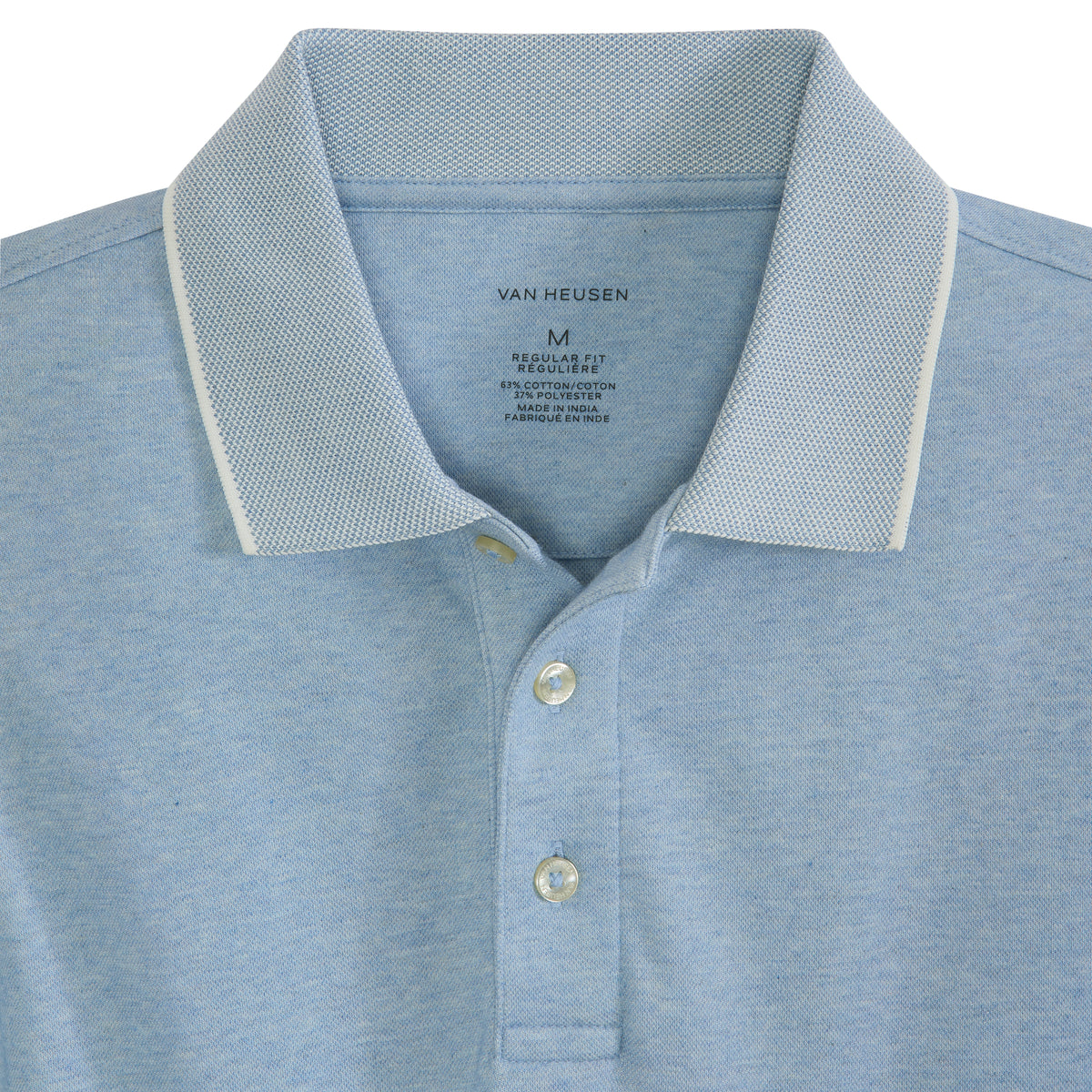Essential Soft Touch Heather Birdseye Polo