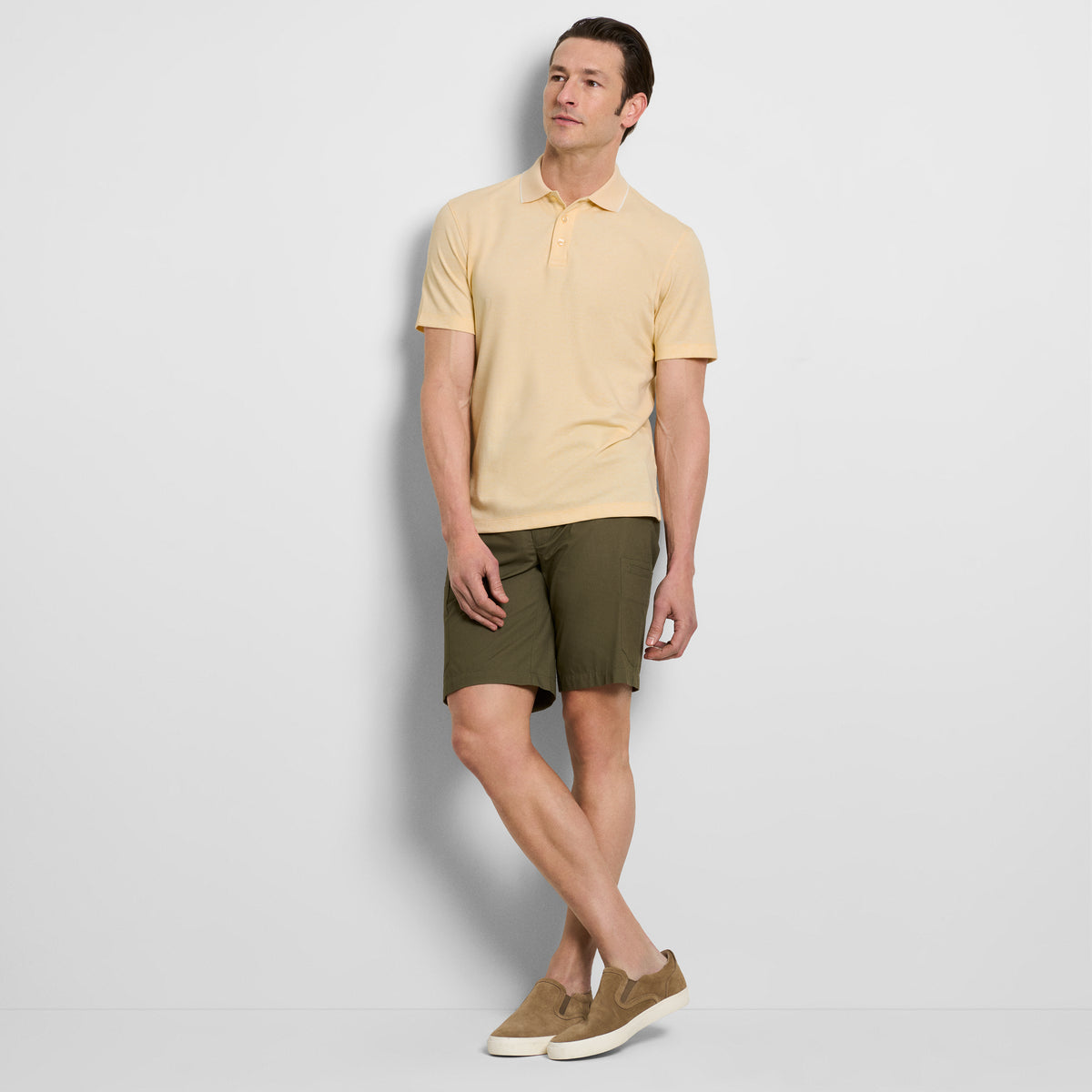 Essential Soft Touch Heather Birdseye Polo