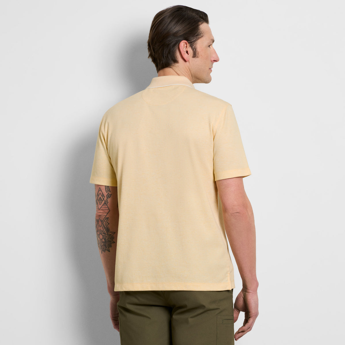 Essential Soft Touch Heather Birdseye Polo