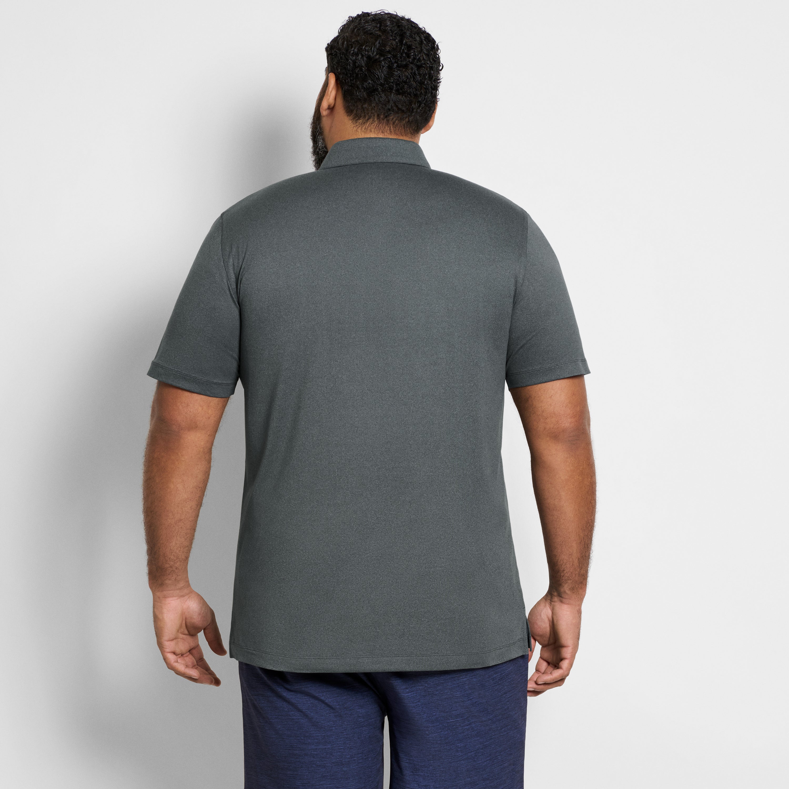 Performance Melange Polo - Big &amp; Tall