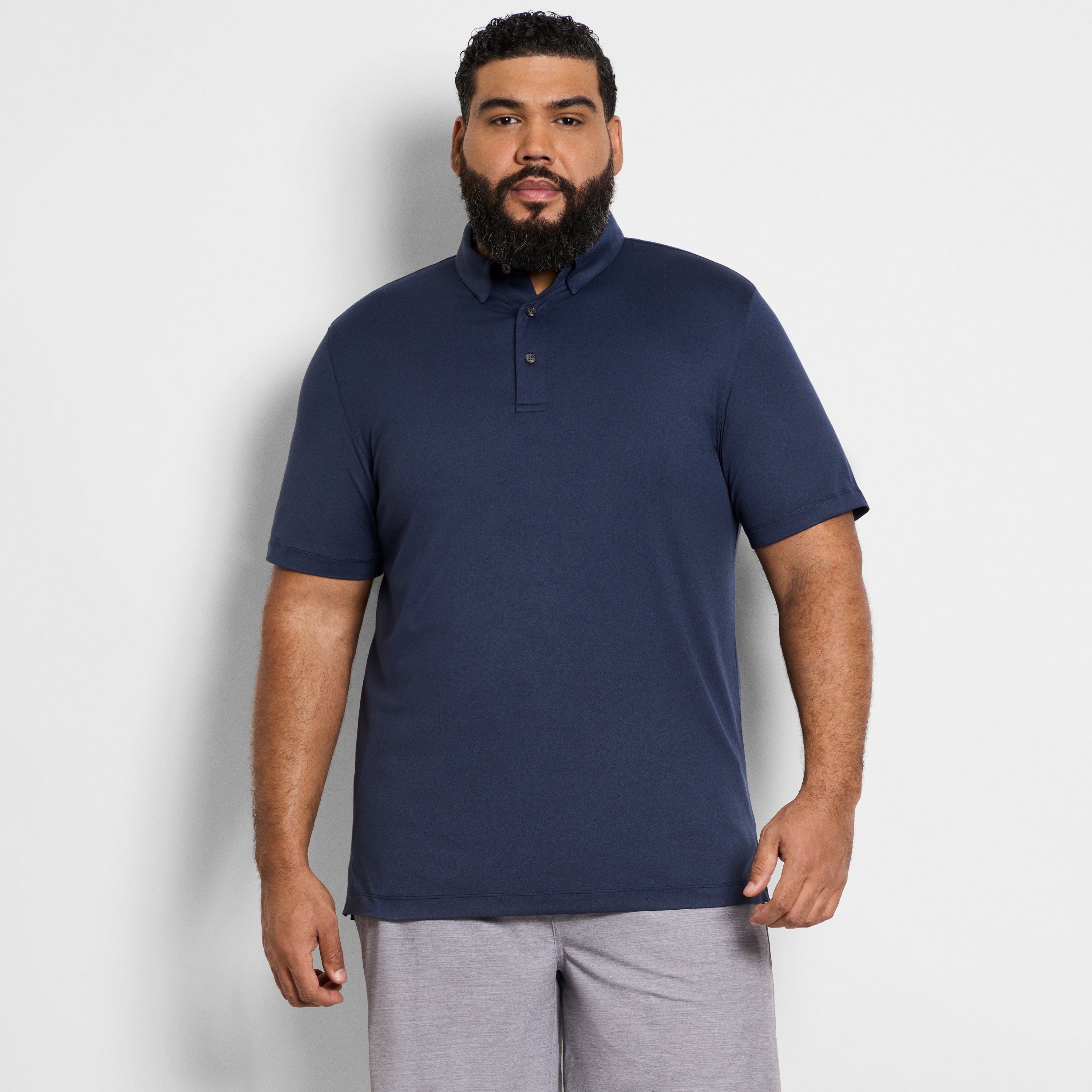 Performance Melange Polo - Big &amp; Tall