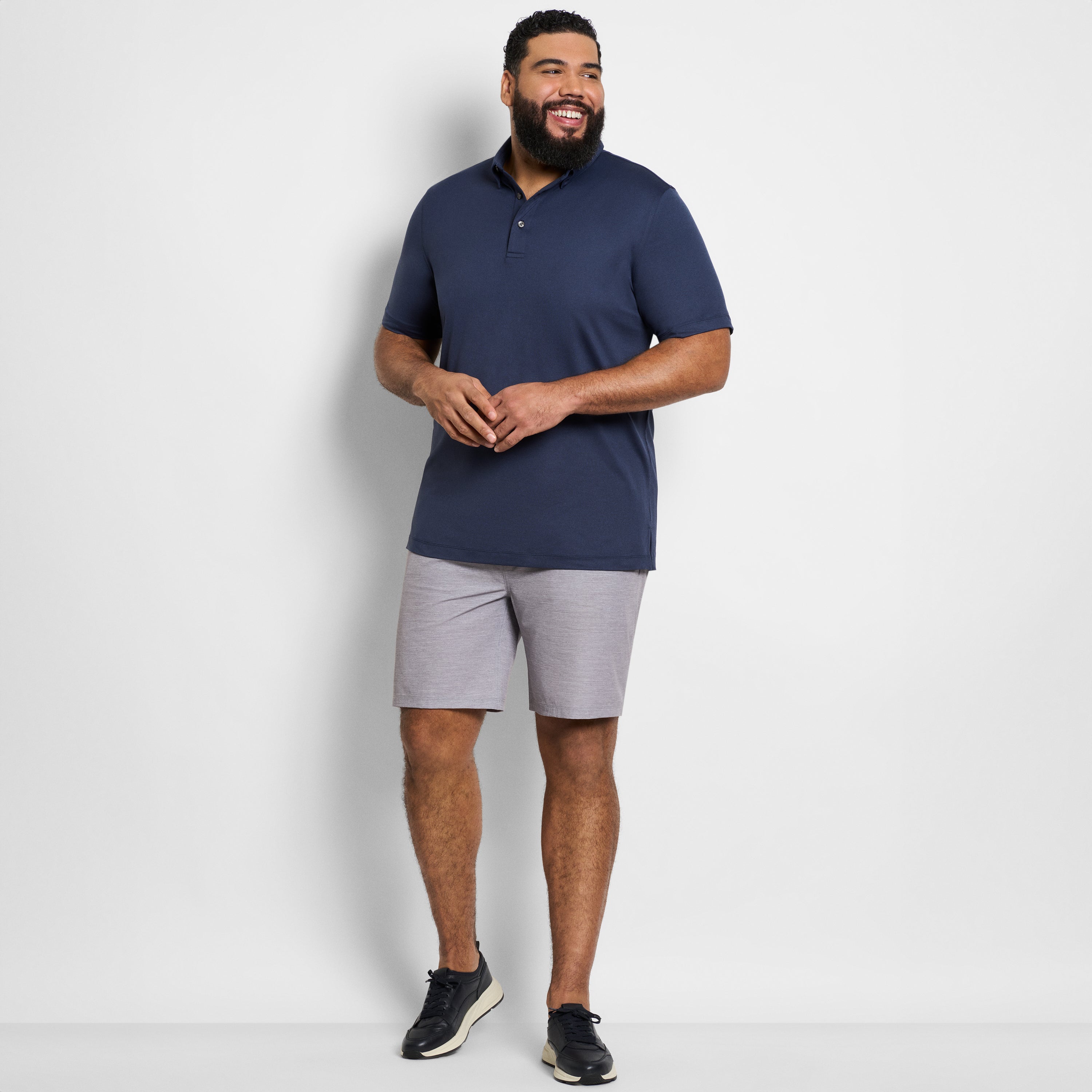 Performance Melange Polo - Big &amp; Tall