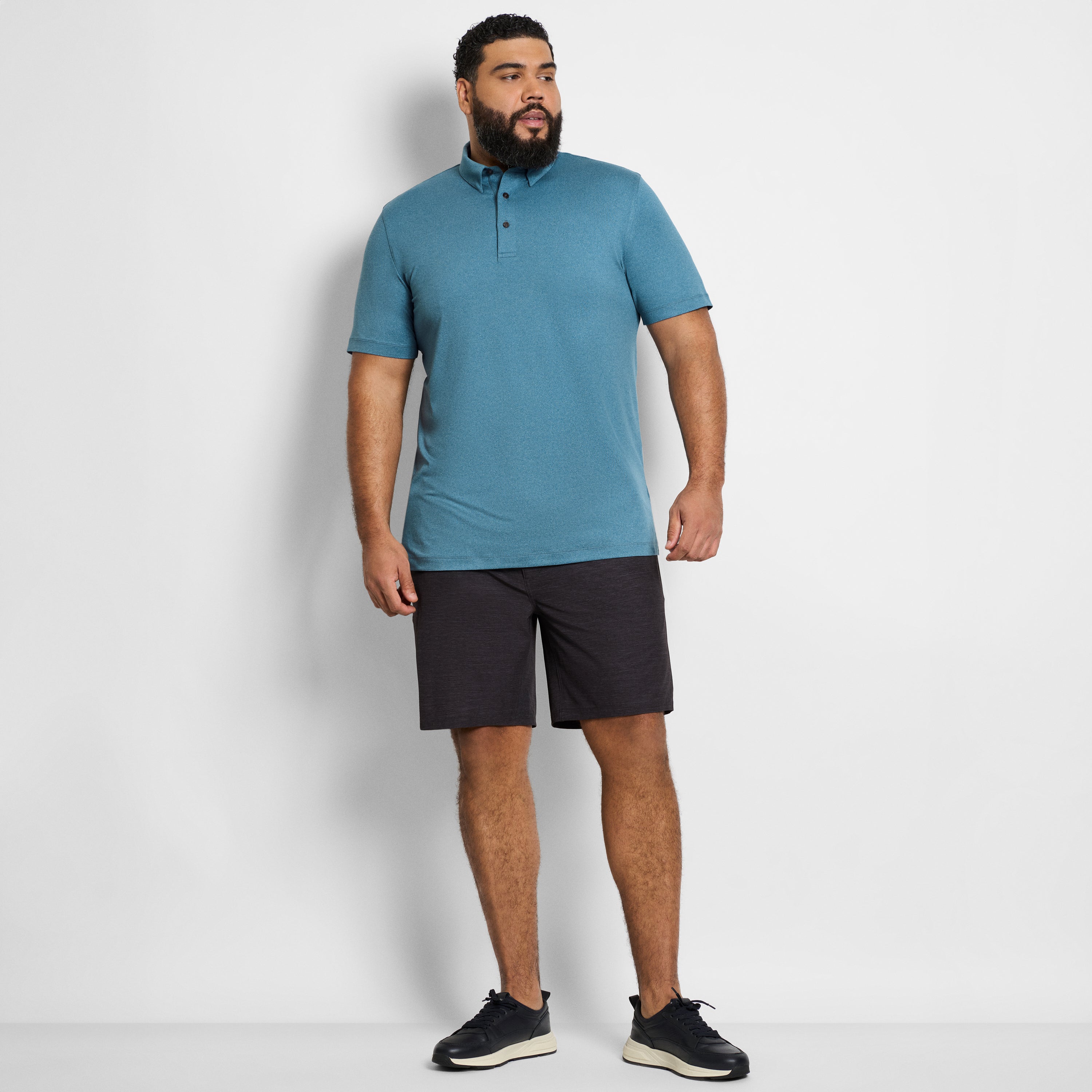 Performance Melange Polo - Big &amp; Tall