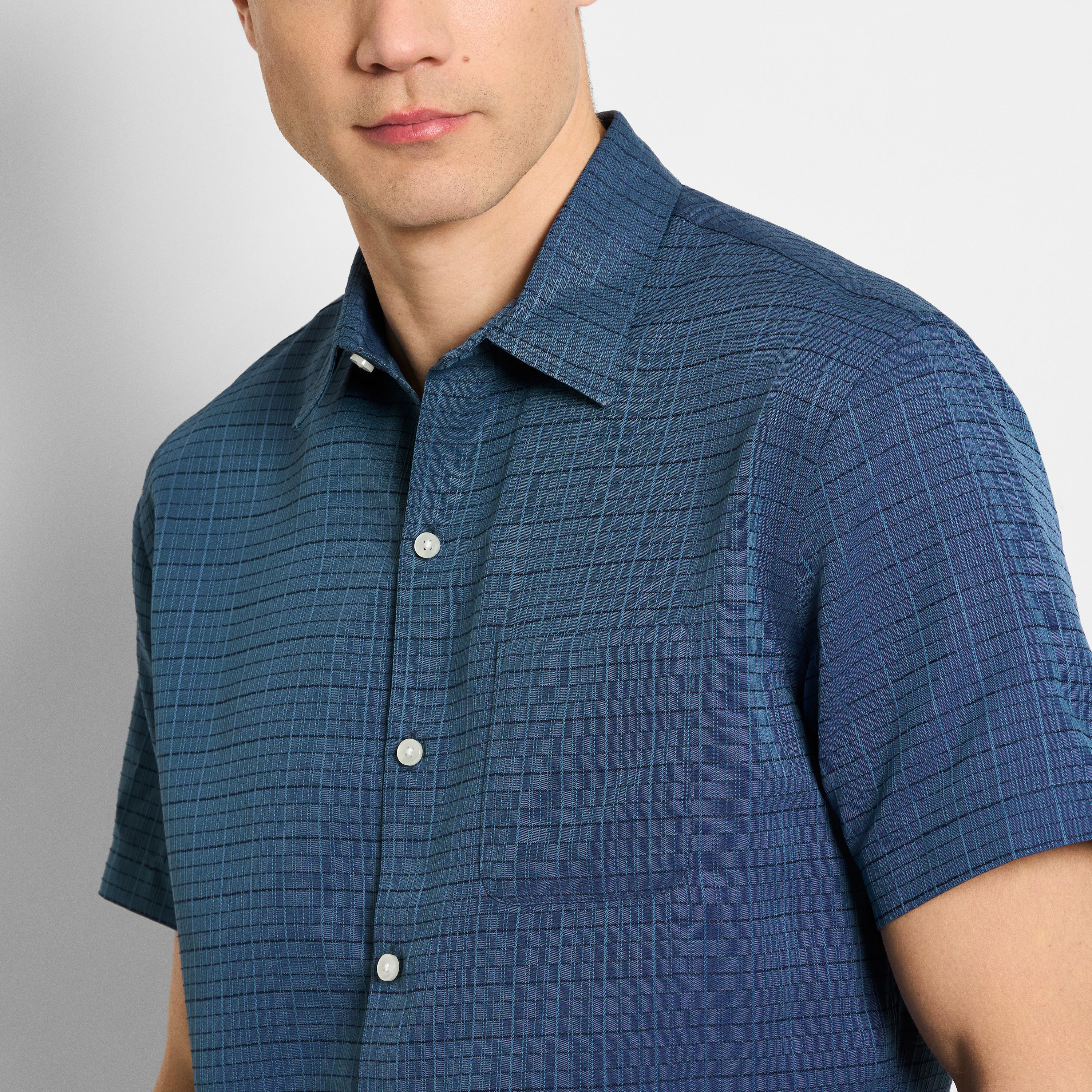 Weekend Short Sleeve Solid Camp Shirt - Regular Fit