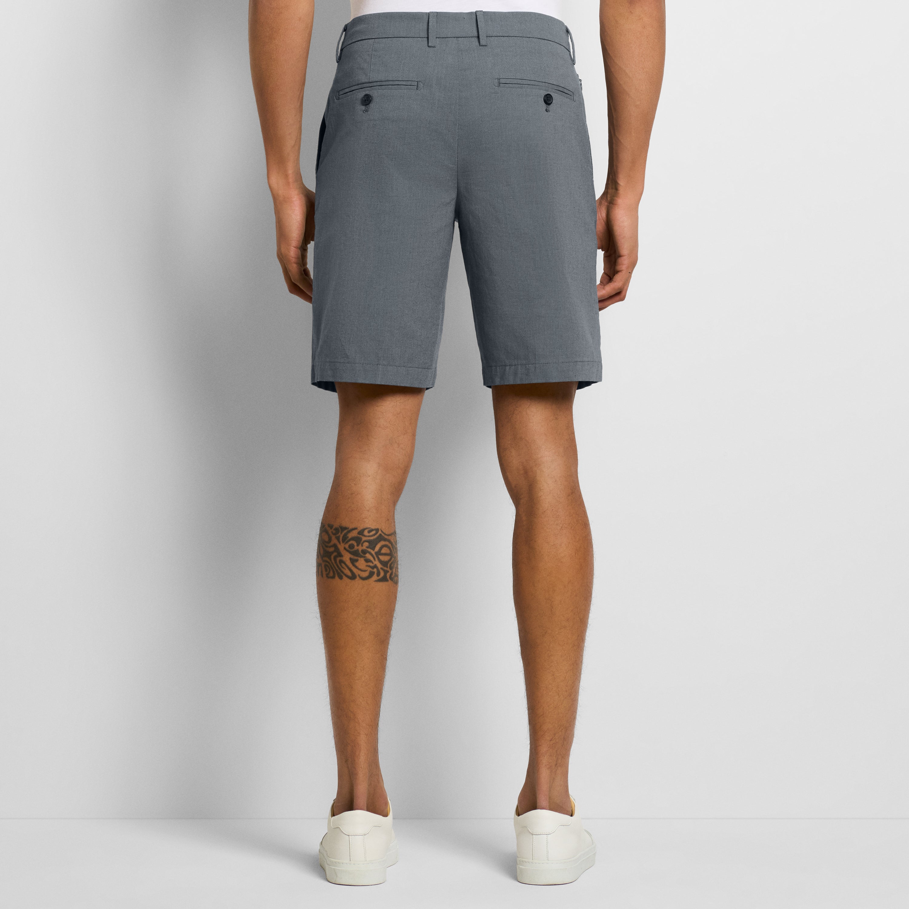 Essential Cotton Texture Stretch Short - Straight Fit