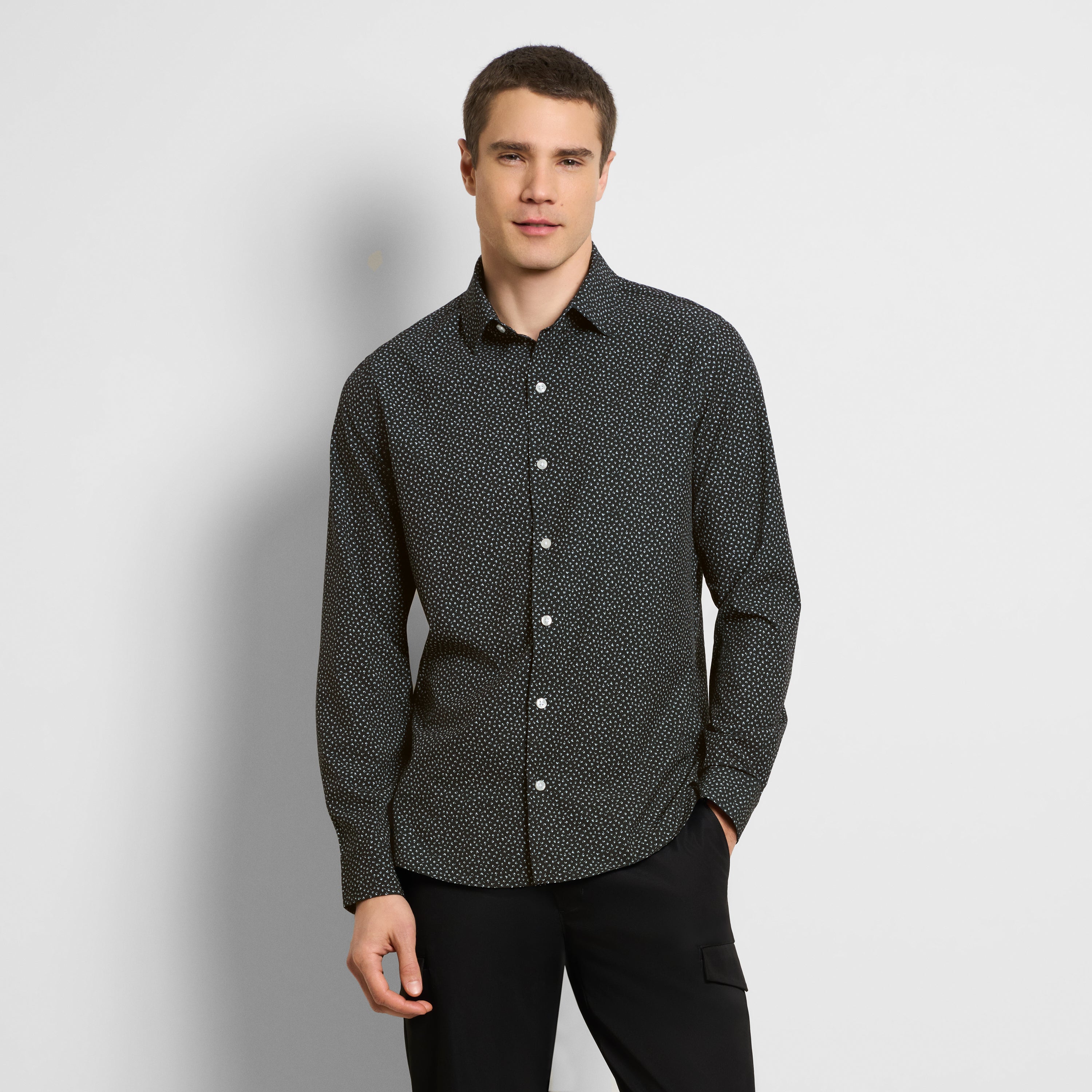 Performance All Way Stretch Abstract Print Shirt - Slim Fit Performance All Way Stretch Abstract Print Shirt - Slim Fit
