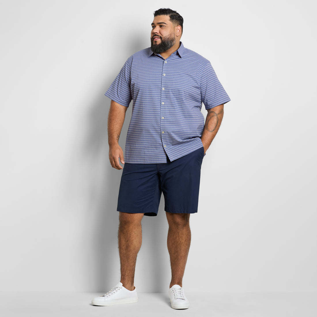 Big & Tall Men’s Originals Pattern Short Sleeve Shirt