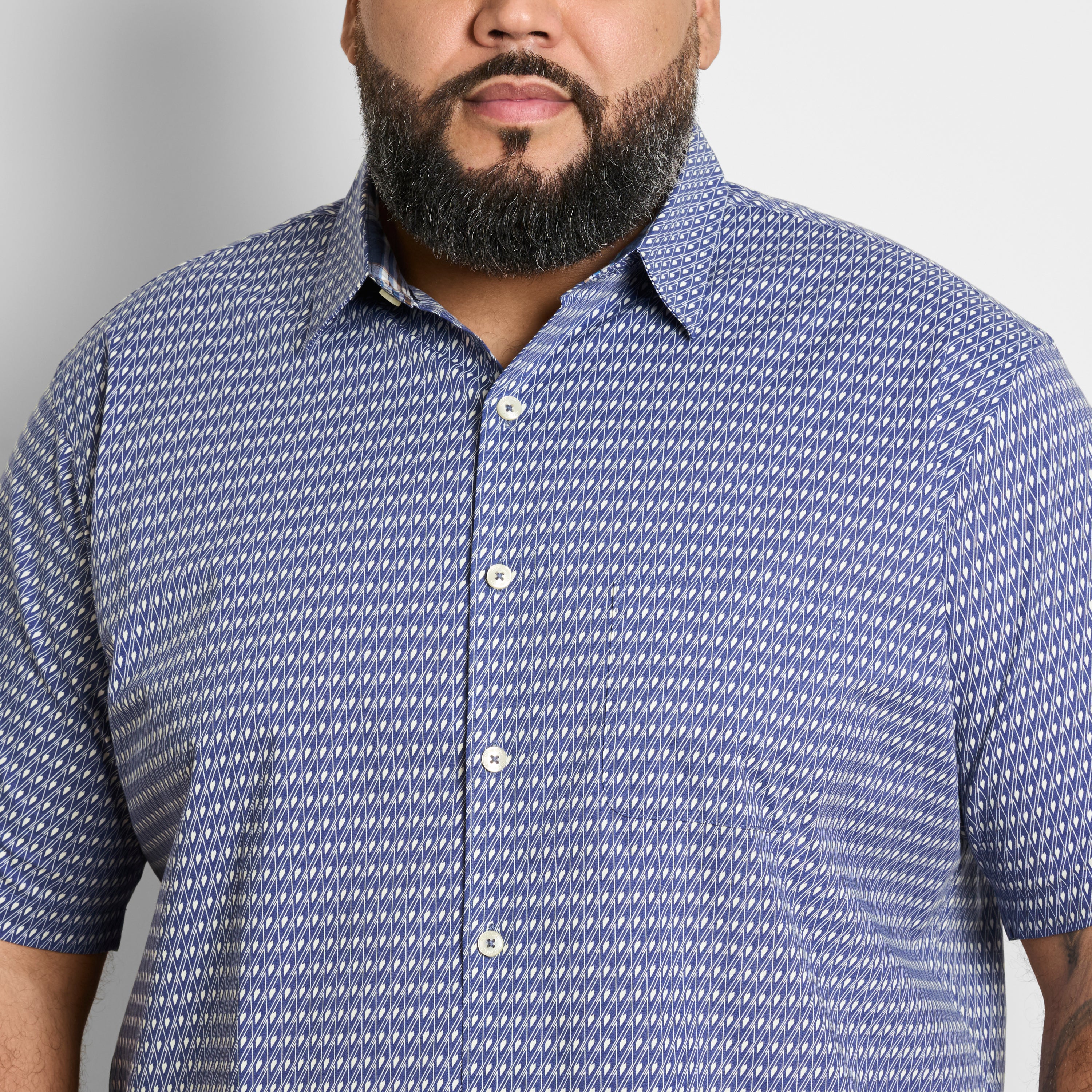 Big & Tall Men’s Originals Pattern Short Sleeve Shirt