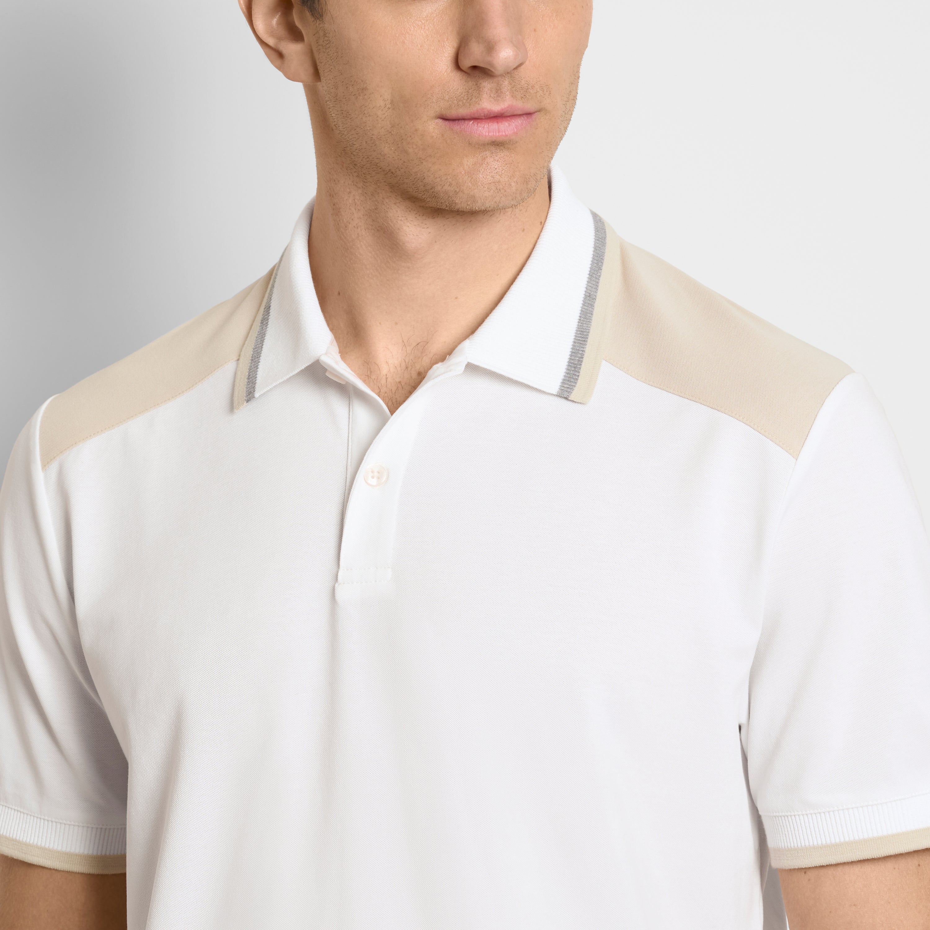 Performance Colorblock Short Sleeve Polo